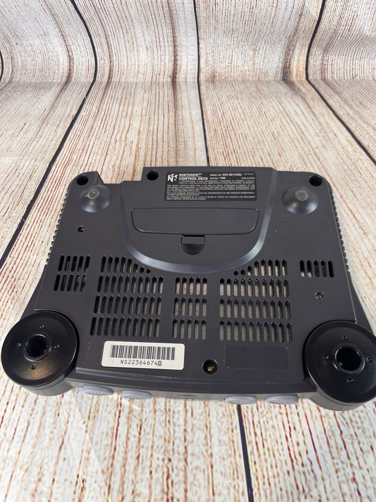 Nintendo 64 Black NUS-001(USA) Console Only-with Memory Pak & Power Cord