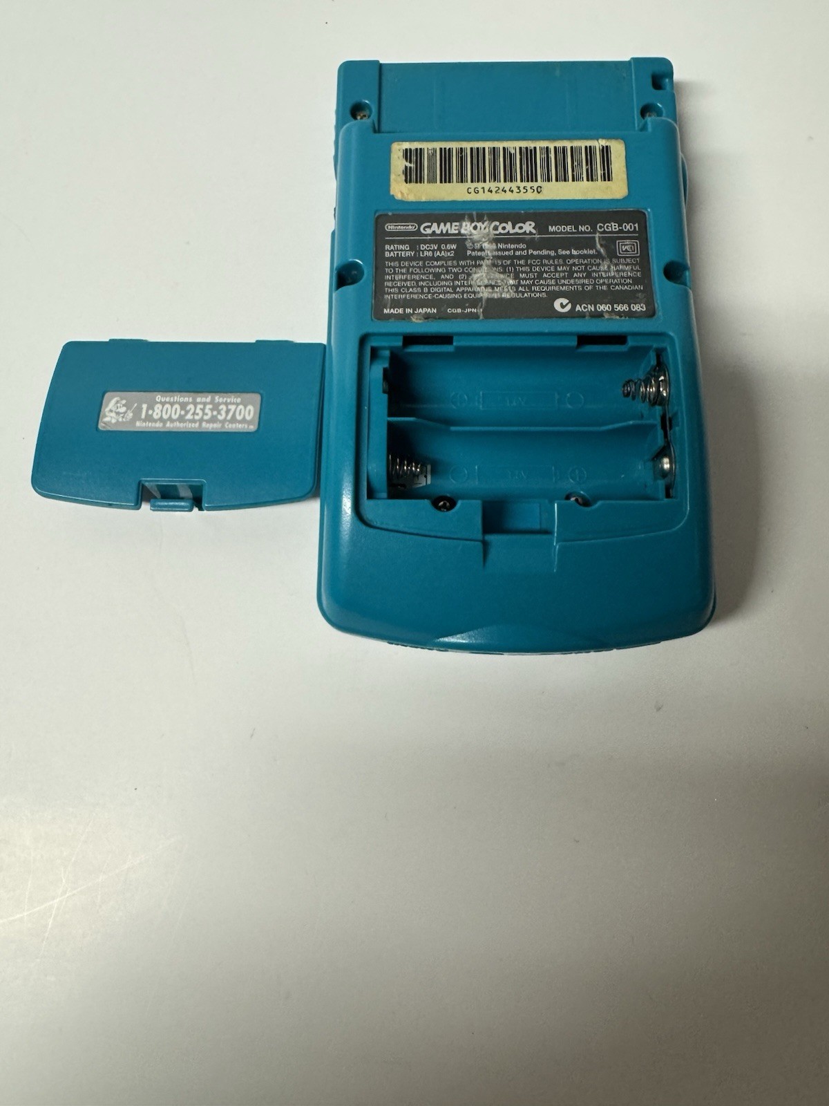 Nintendo Game Boy Color CGB-001 – Teal Blue – 100% OEM – Tested And Working!