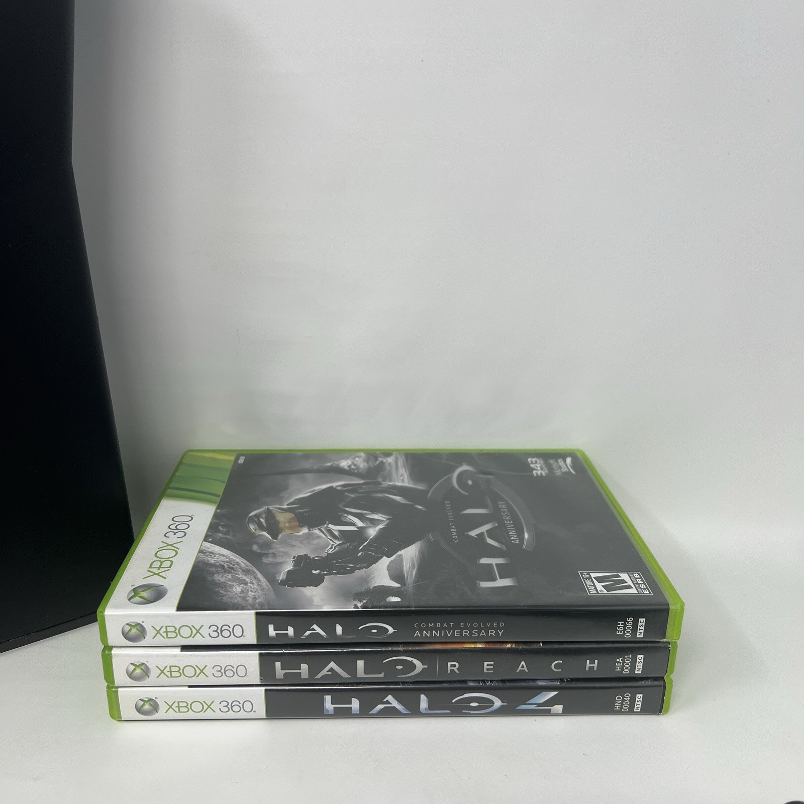 Microsoft Xbox 360 S Slim 320GB Console Tested With Cords Halo 4 Reach Combat