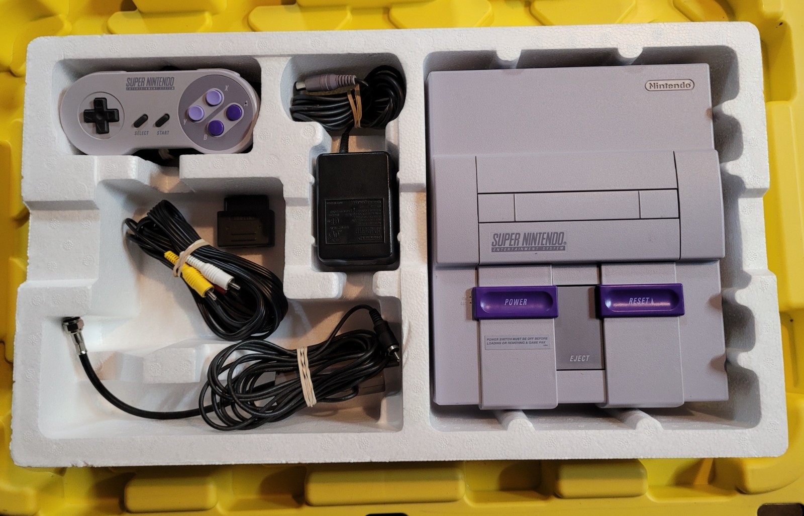 Super Nintendo SNES Console Mario Box Set with 8bitdo Bluetooth Retro Receiver