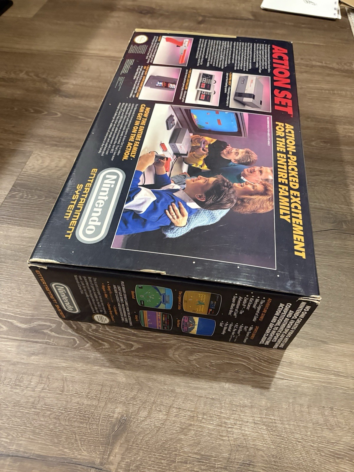 Nintendo Entertainment System Action Set (Tested/Working/Original Box/See Notes)