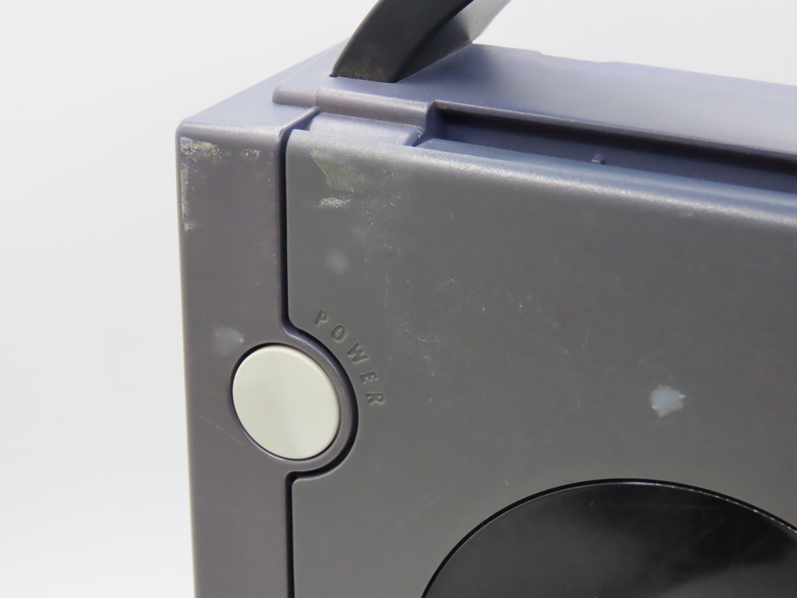 OEM Nintendo GameCube Indigo Blue Shell Housing Top Shell Only DISCOUNT YELLOWED