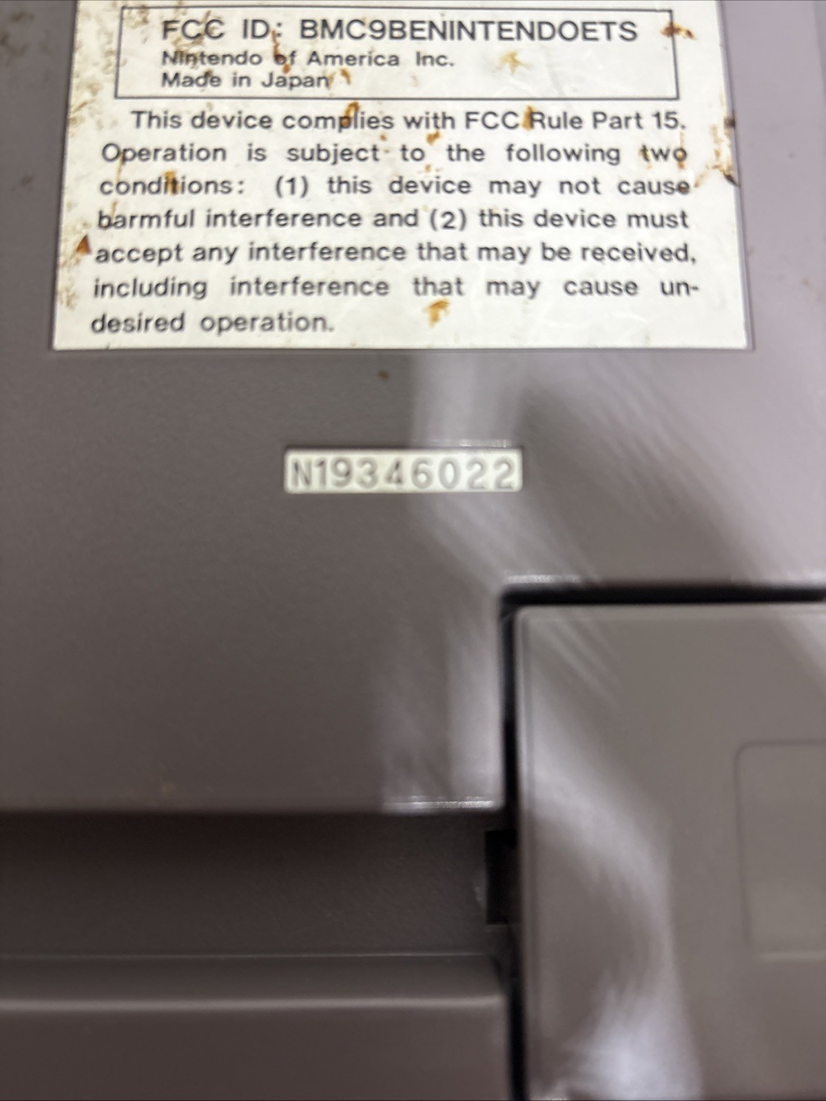 NES Console TESTED As-Is