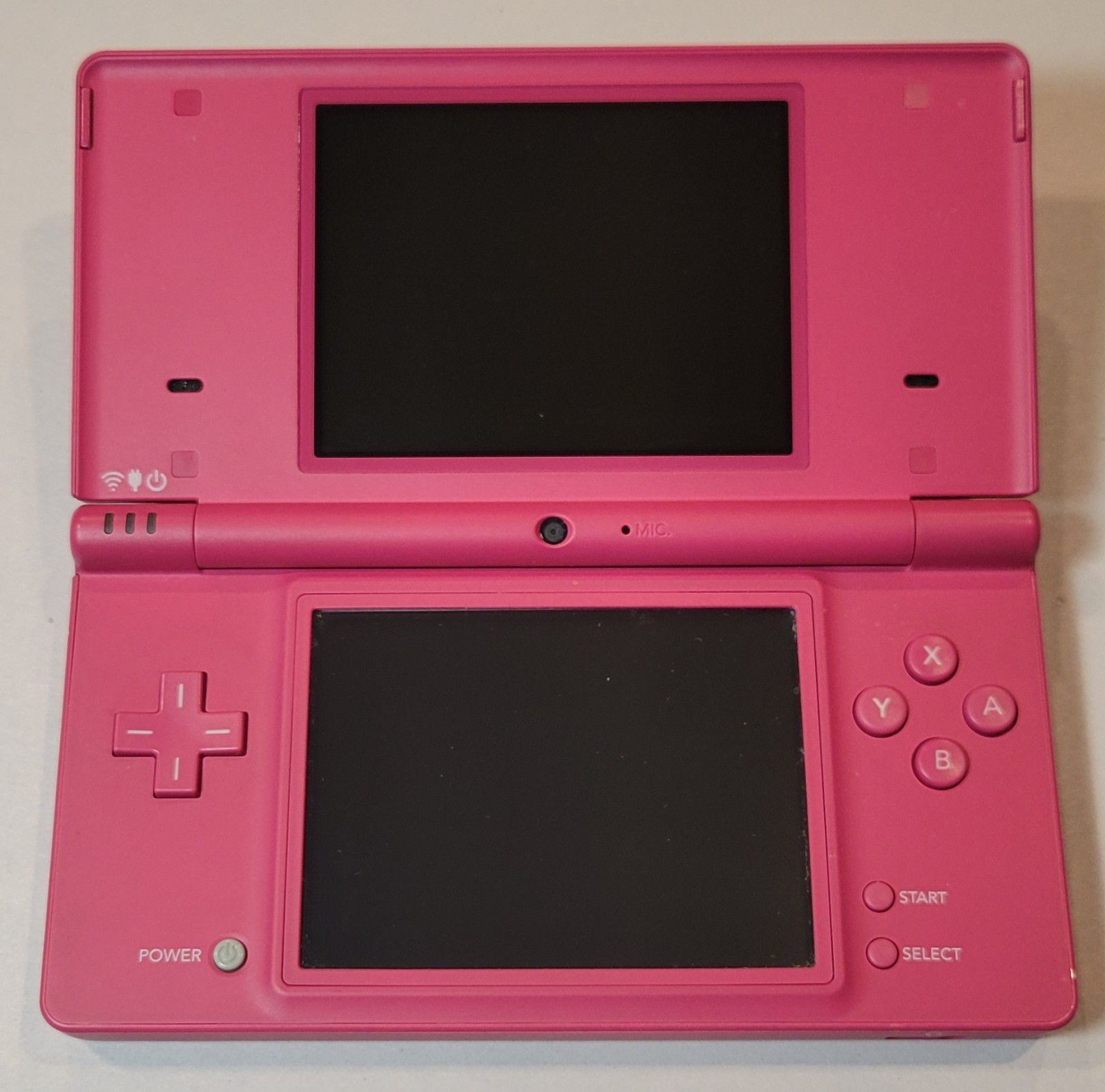 2008 Nintendo DSi Matte Pink TWL-001 Handheld Game Console System Tested & Works