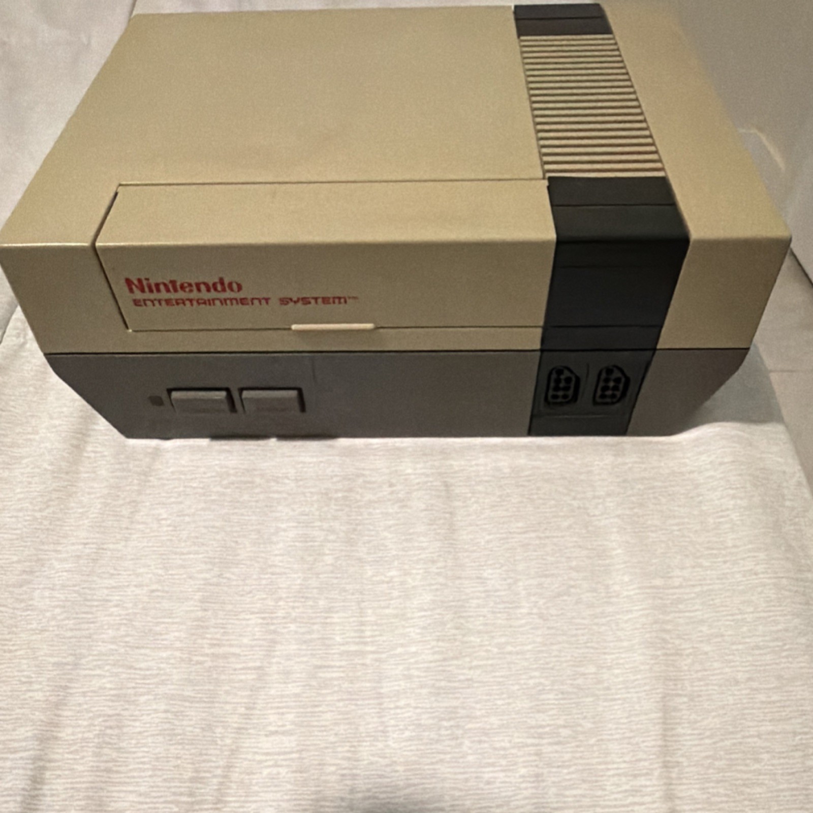 Nintendo NES Console Gray Beige Composite RCA RF Home Entertainment System