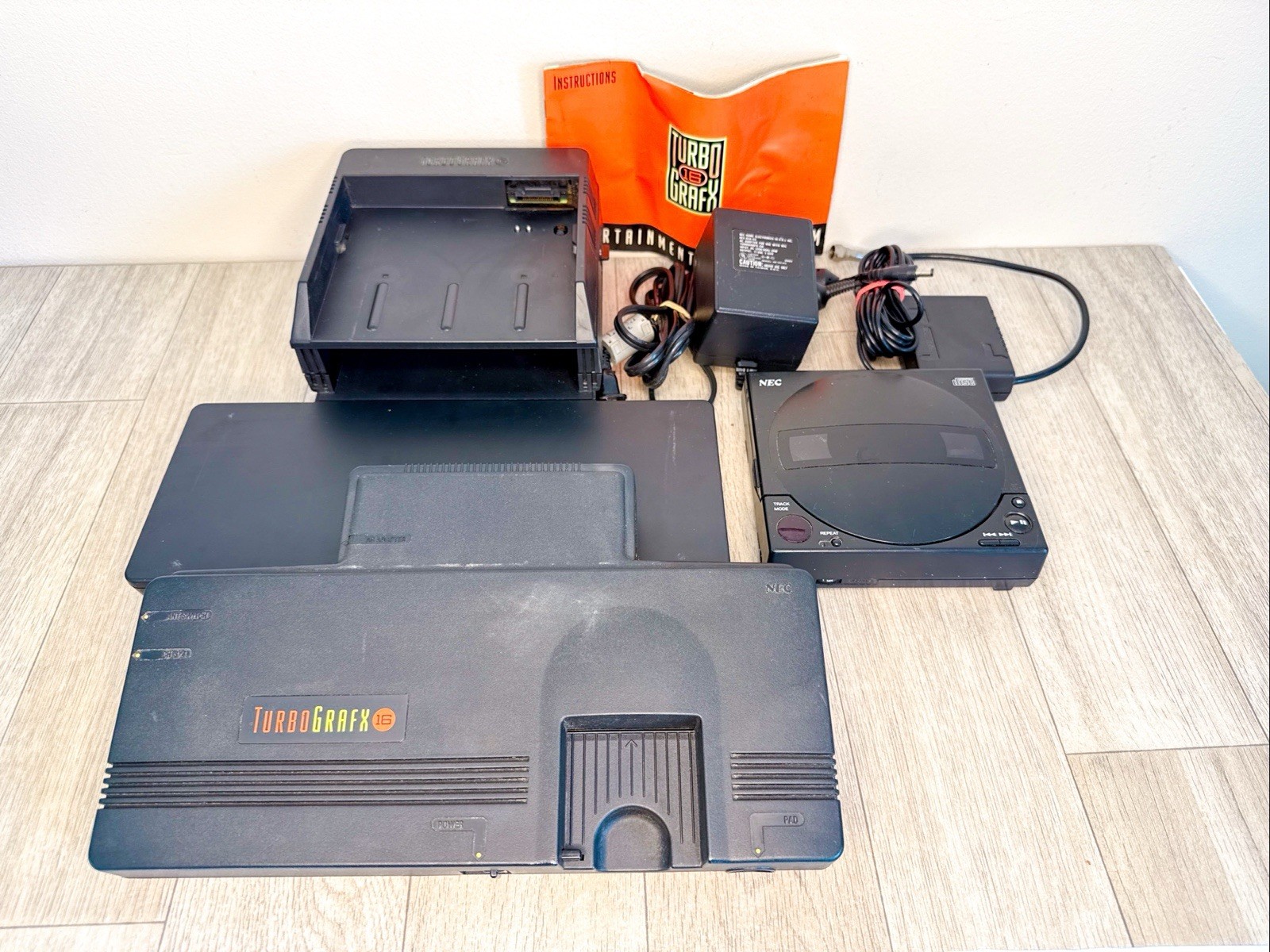 NEC Turbo Grafx 16 Turbo CD & Console SET