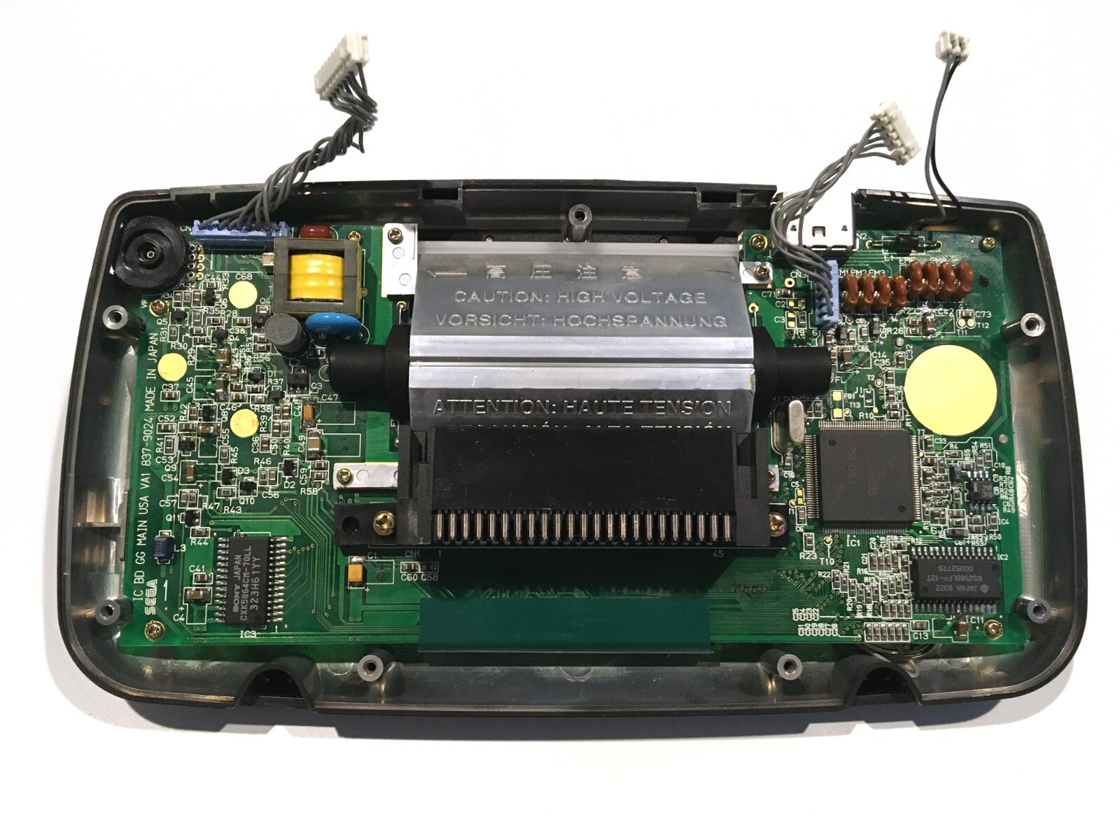 ❤️ SEGA Game Gear Console RECAPPED w CERAMIC SMD Caps, Glass Lens + Video Game