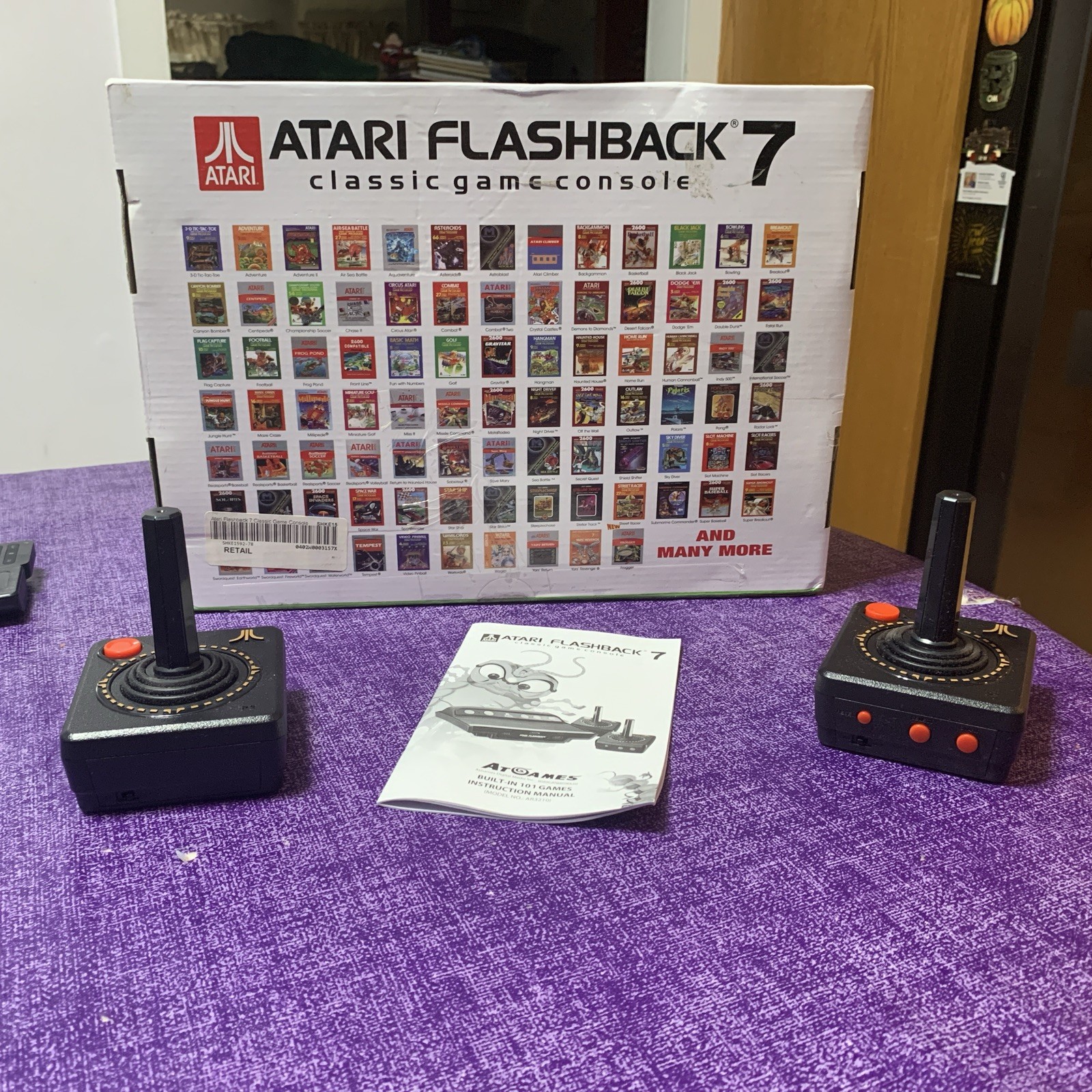 Atari Flashback 7 Classic Game Console 101 Built-in Games Wireless Controllers