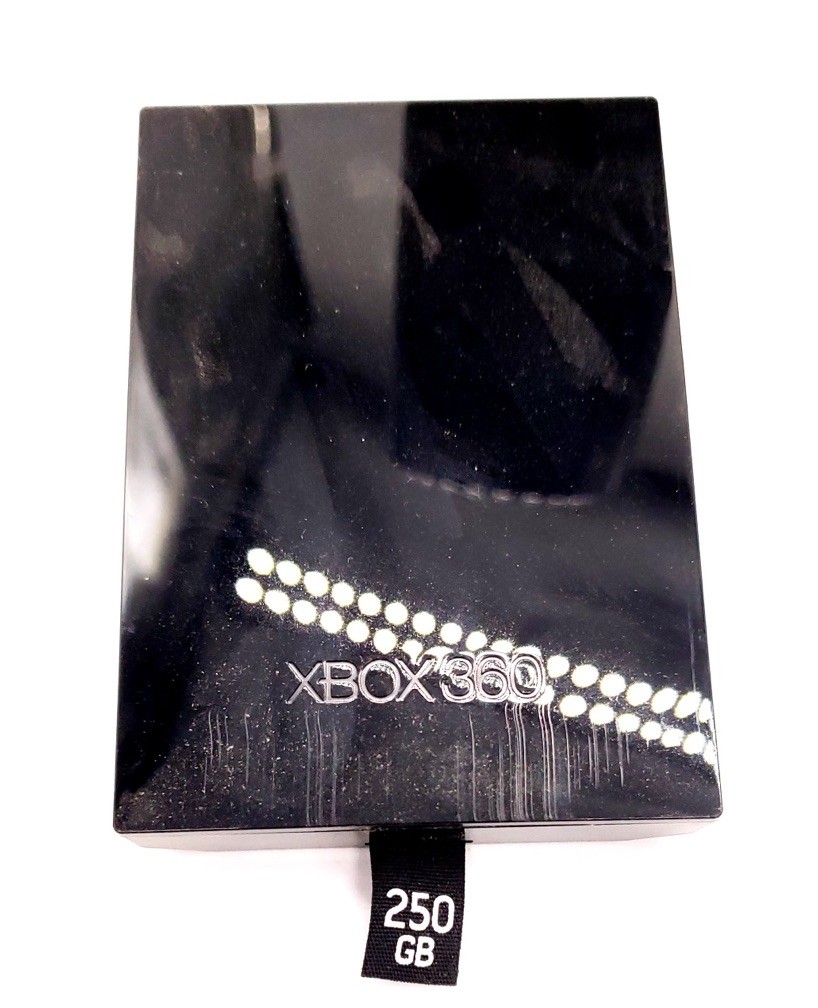 Microsoft Xbox 360 S Console – Black (1439) 250GB Drive & 34 Games SYSTEM WORKS