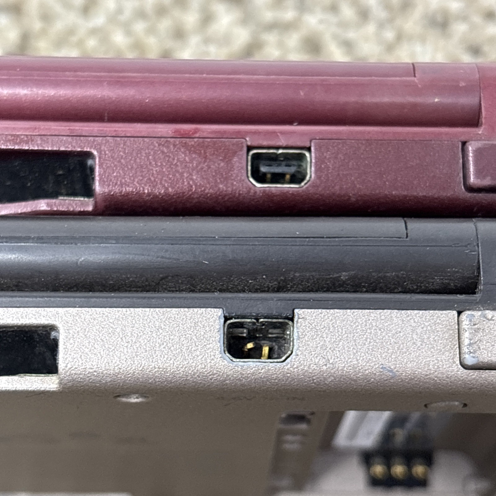 Nintendo DSi XL Handheld Console System Lot Of 2 FOR PARTS OR REPAIR