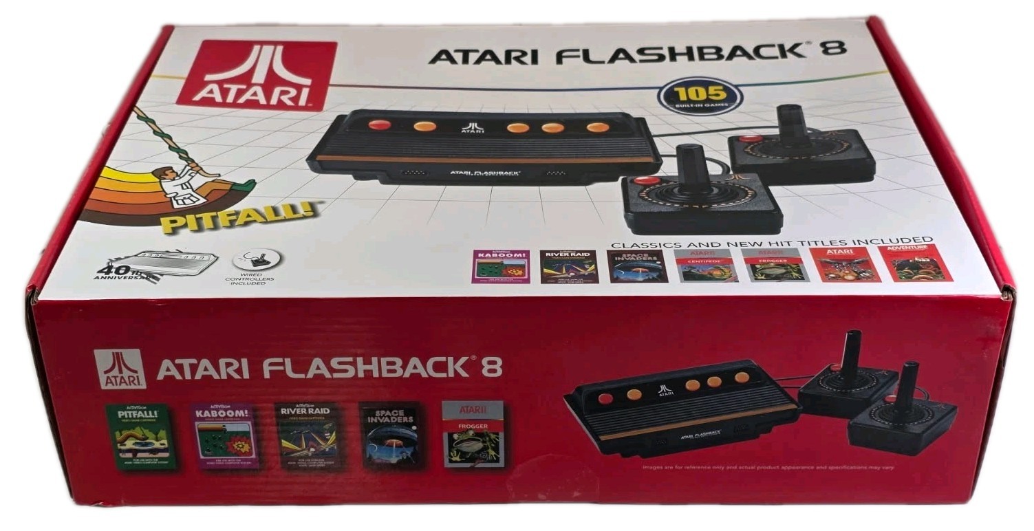 Atari Flashback 8 Deluxe HD Console – 105 Built-in Games w/ Wired Controllers