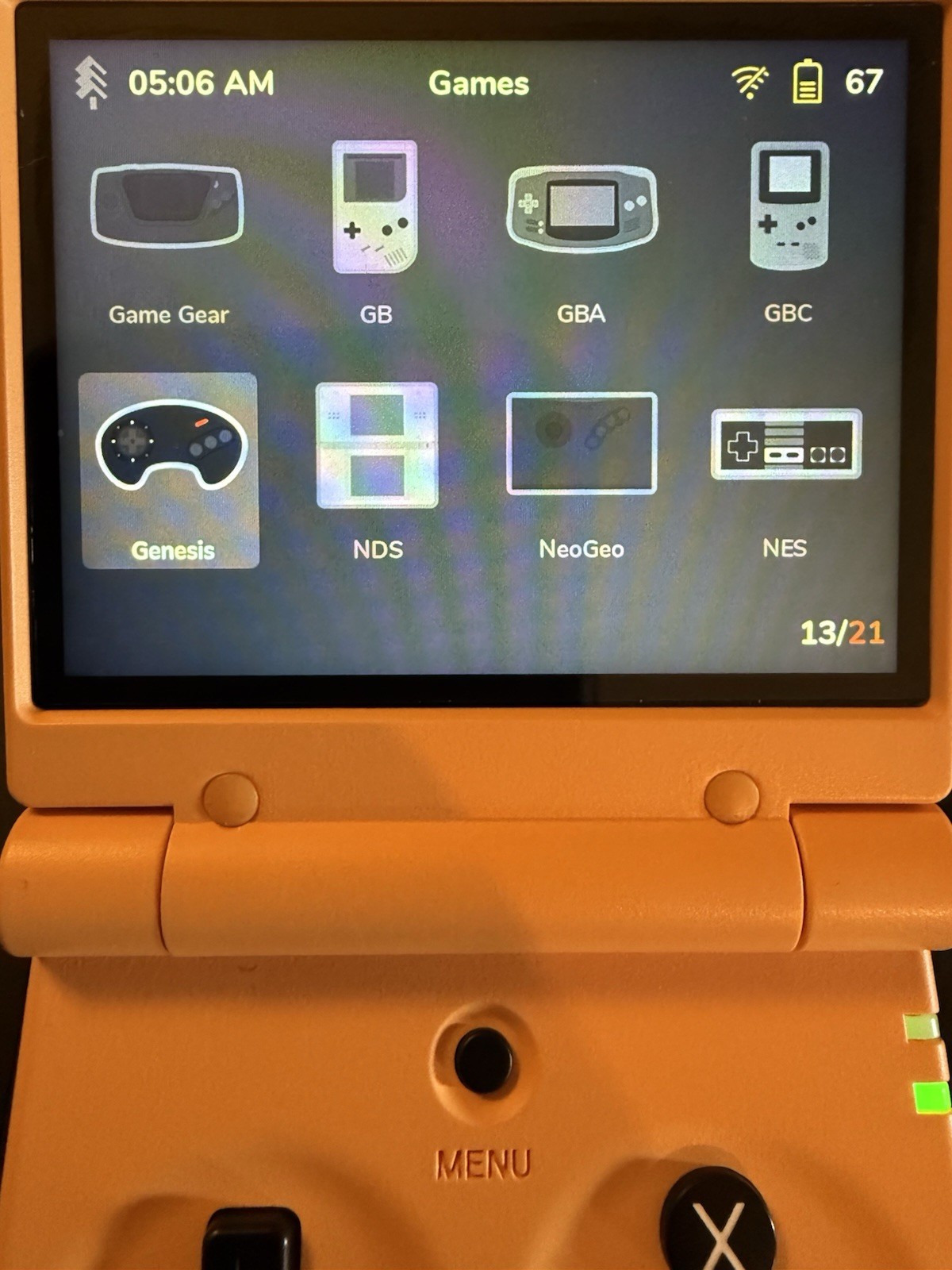 Miyoo Mini Flip Console | Fully Loaded 128GB Onion OS Power On & Play!