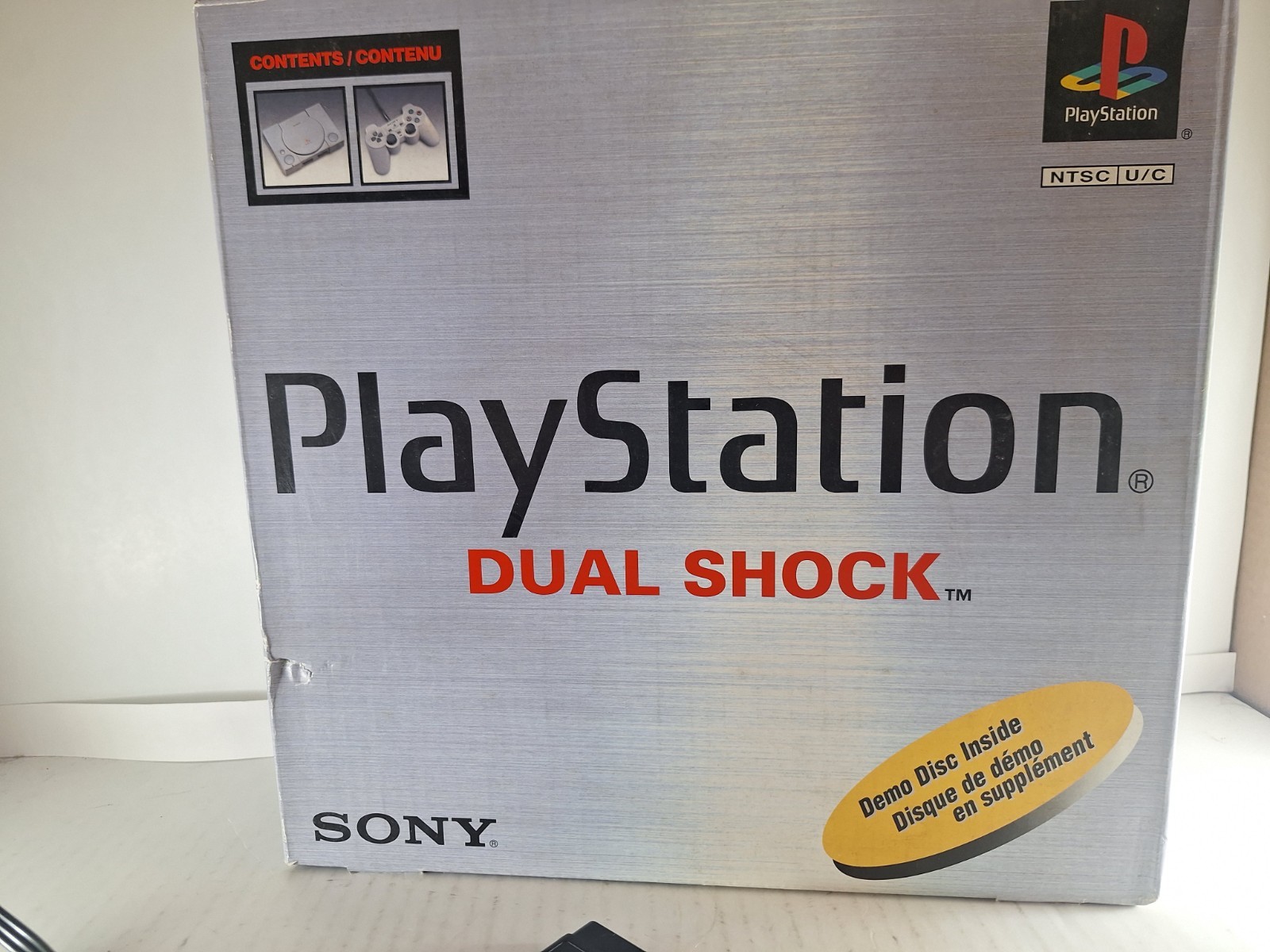 Ps1 Console w/ Original Box Sony PlayStation One Untested As Is