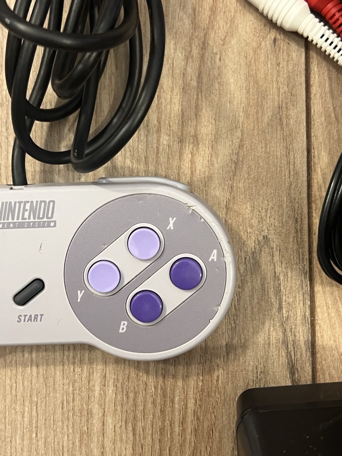 Super Nintendo SNES Console Bundle 4 Games Controller Tested Works