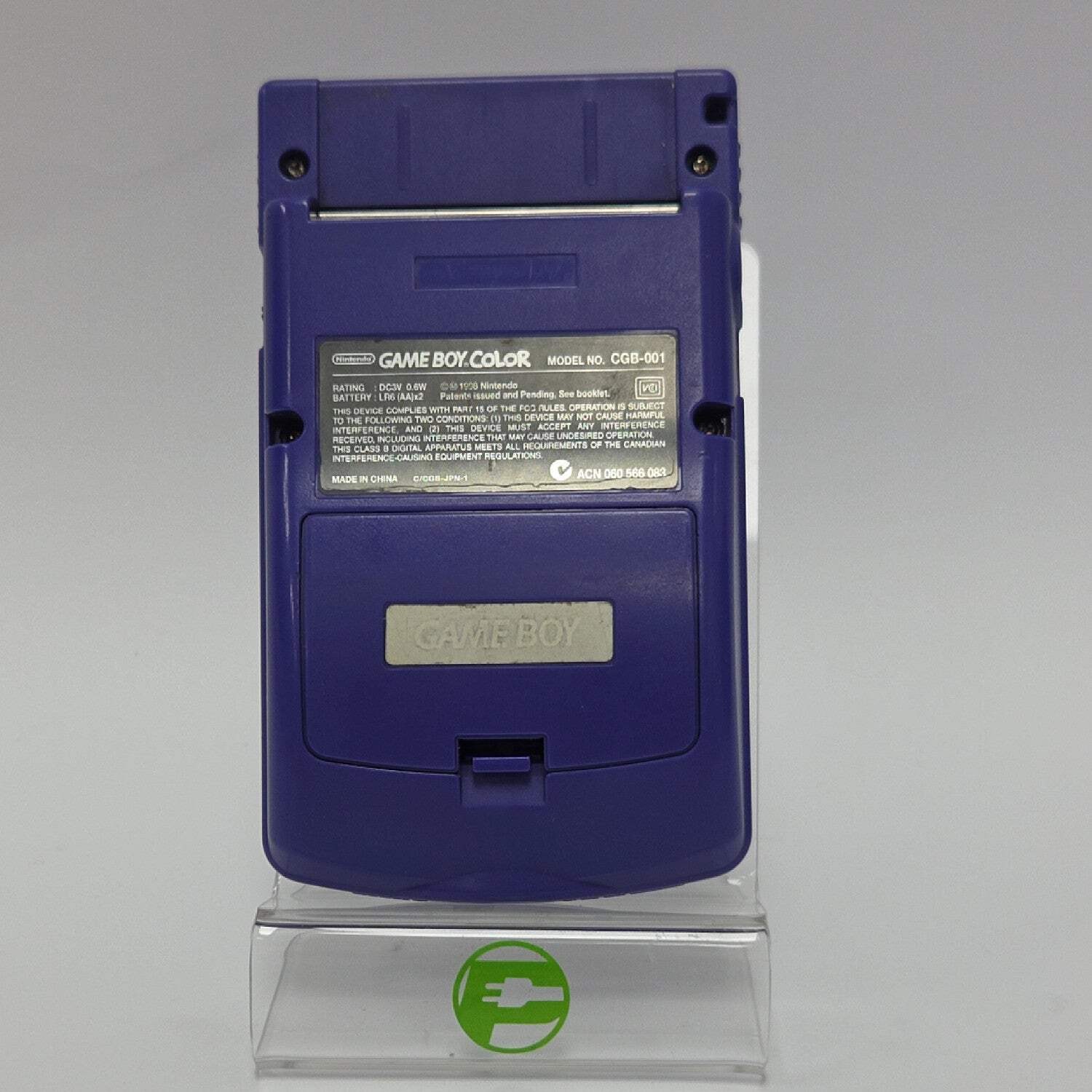 Nintendo Game Boy Color Handheld Game Console Only CGB-001 Grape