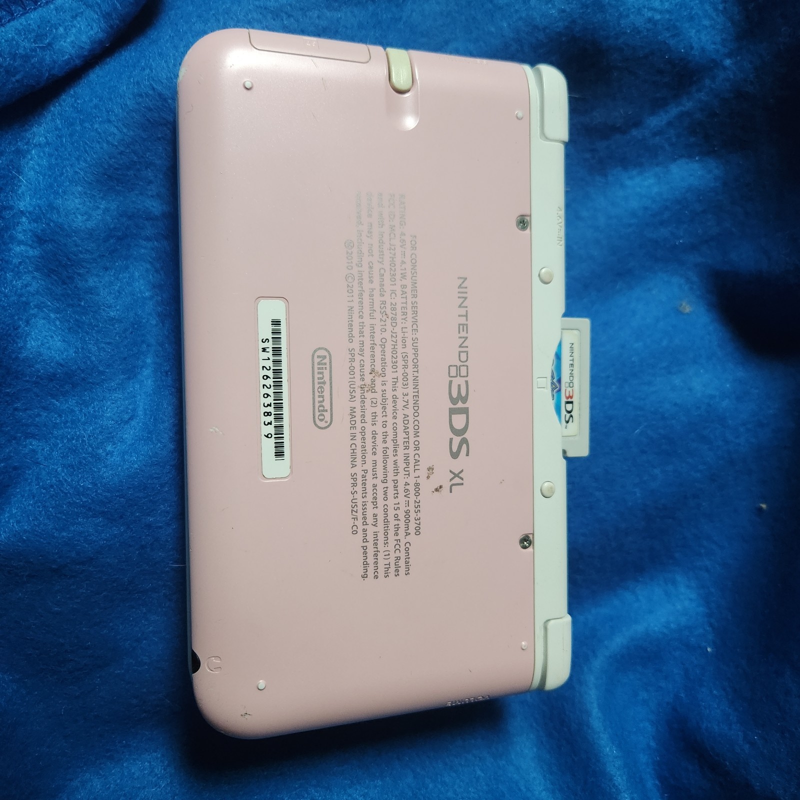 Nintendo 3DS XL Pink & DS Lite White Handheld Systems with 3D Audio Technology