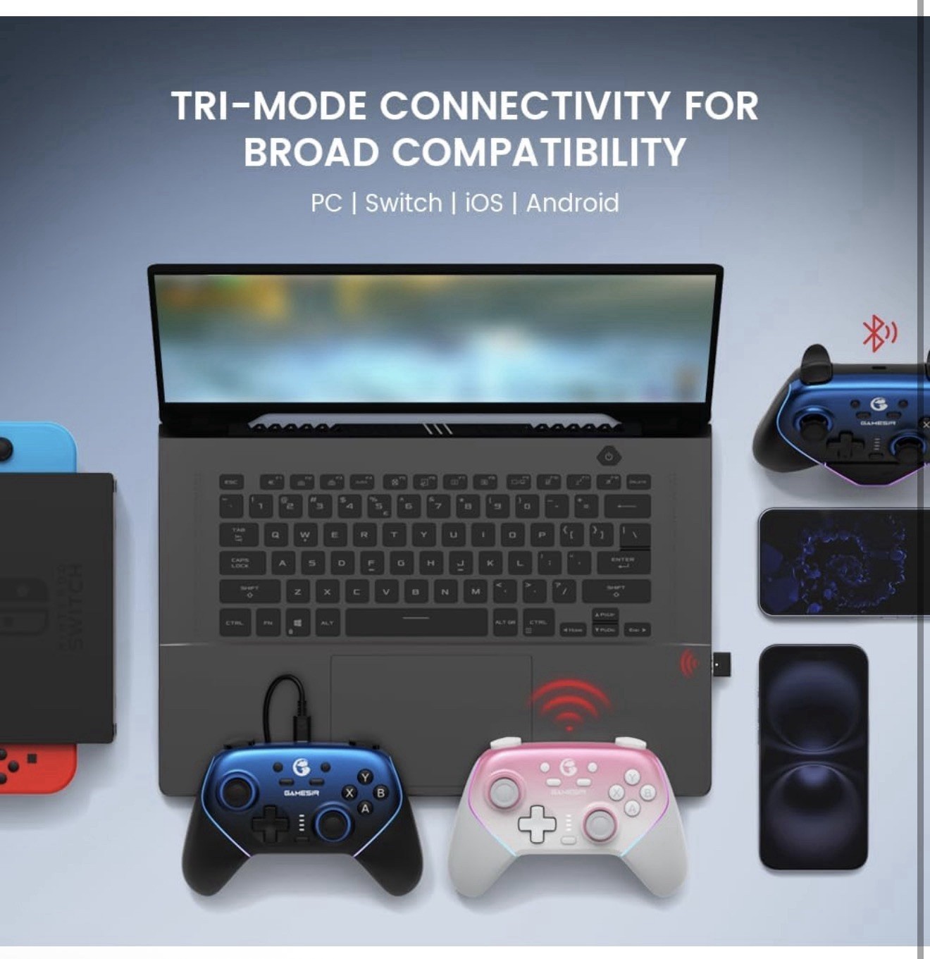 GameSir Super Nova Wireless Gaming Controller for PC/Switch/iOS/Android NEW