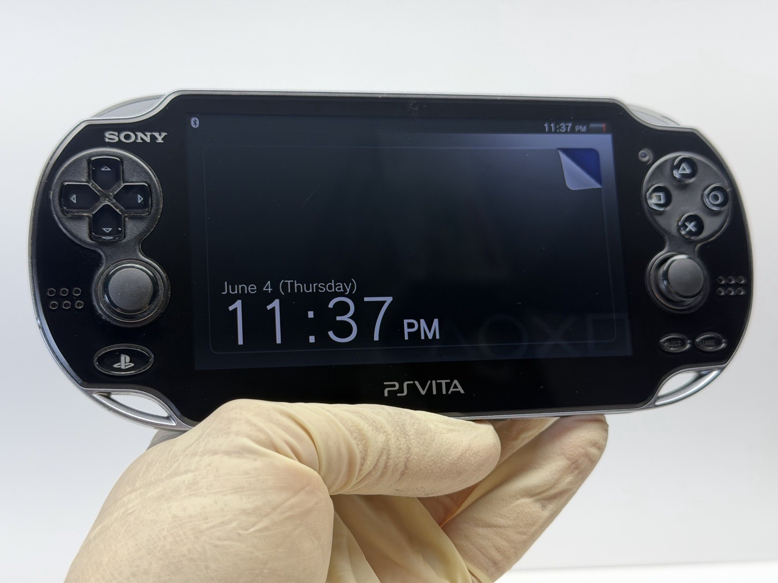 PlayStation PS Vita OLED PCH-1001 Bundle, Cradle Games Memory Card PCH-ZCL1