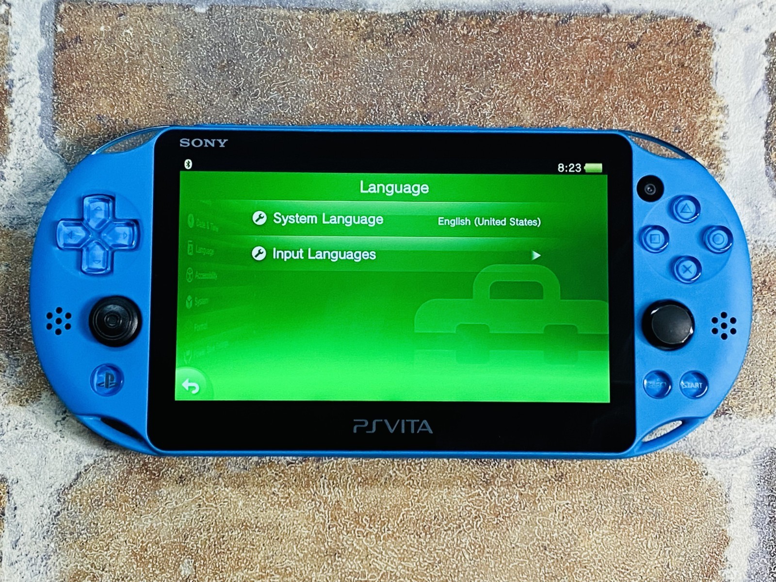 PS Vita PCH-2000 ZA23 Aqua Blue SONY PlayStation Japan 8GB Charger No.2