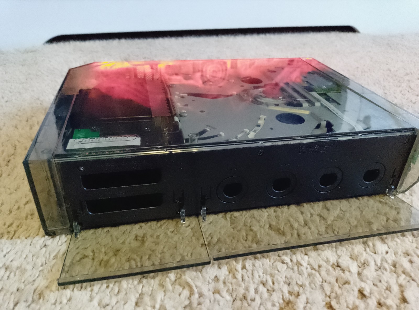 Custom Transparent Gray Wii Console Nintendo Wii Custom Wii Tested Working