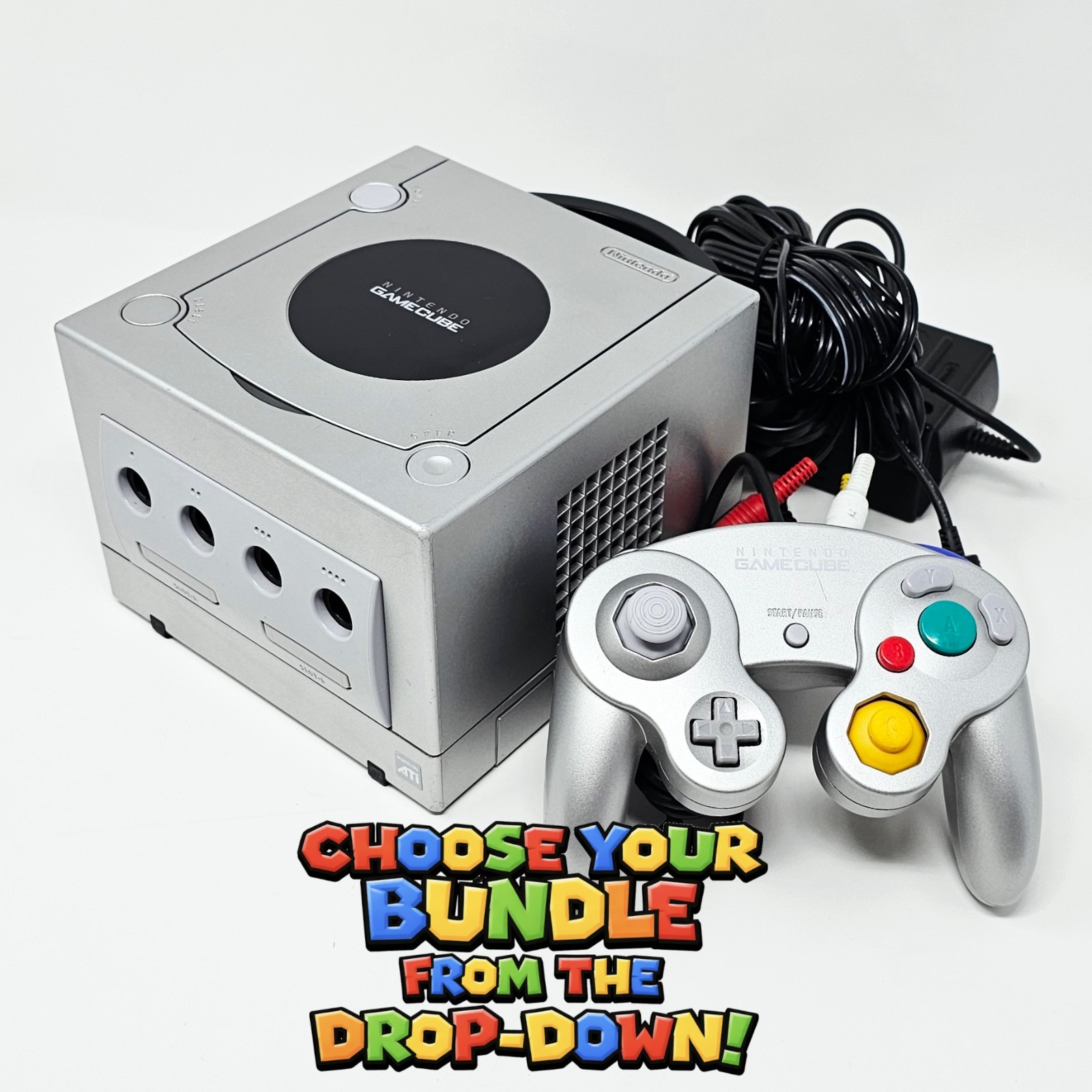 Nintendo GameCube Game Console – ! PICK YOUR COLOR & BUNDLE ! (DOL-001/101)