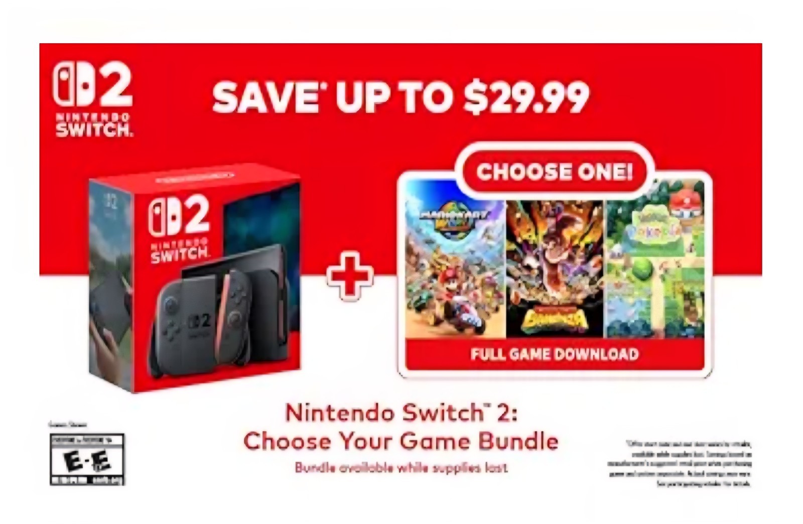 NEW- Nintendo Switch 2 – Full Game Download- You Pick, + METRIOD PRIME 4: BEYOND