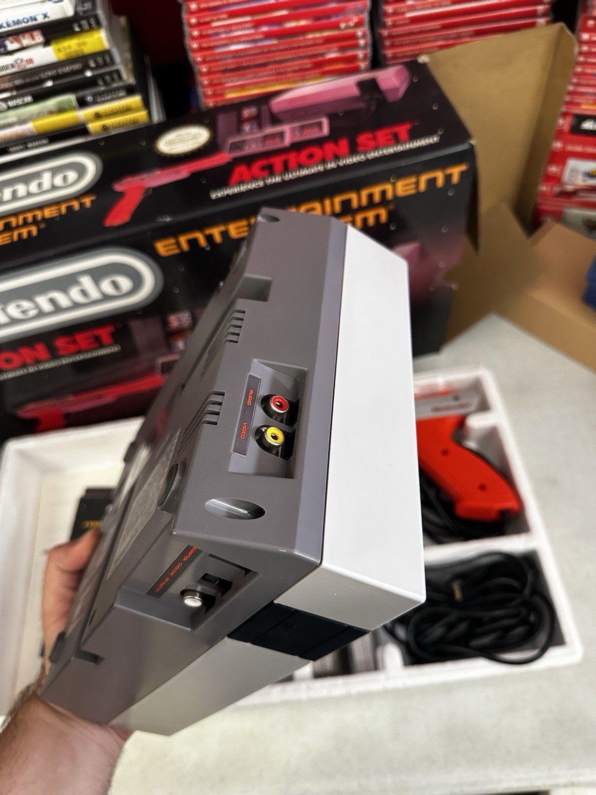 Nintendo NES Action Set Console – Complete In Box – Tested – Authentic – Clean!