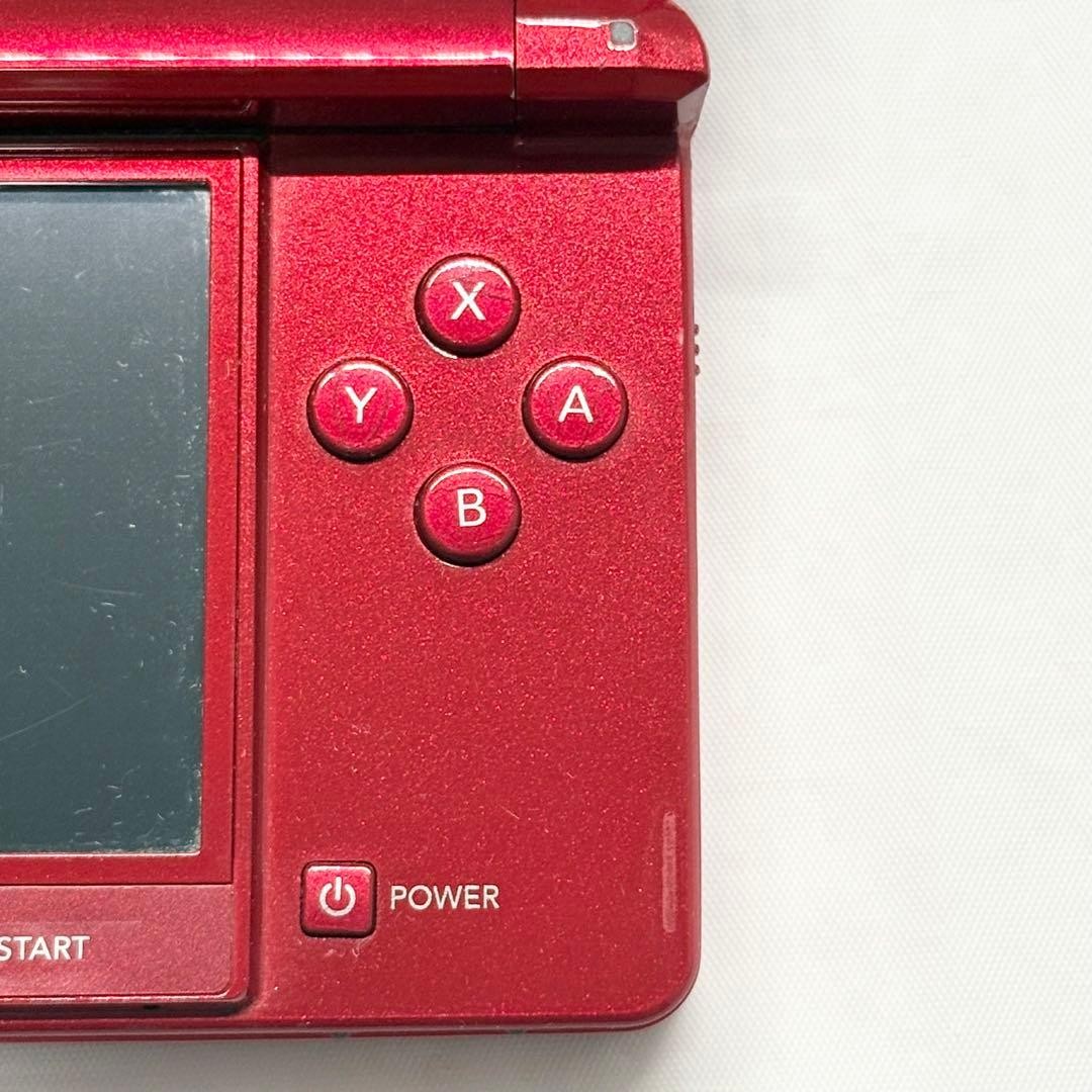 Nintendo 3DS Flare Red with compatible charger and SD card, confiRMed working.