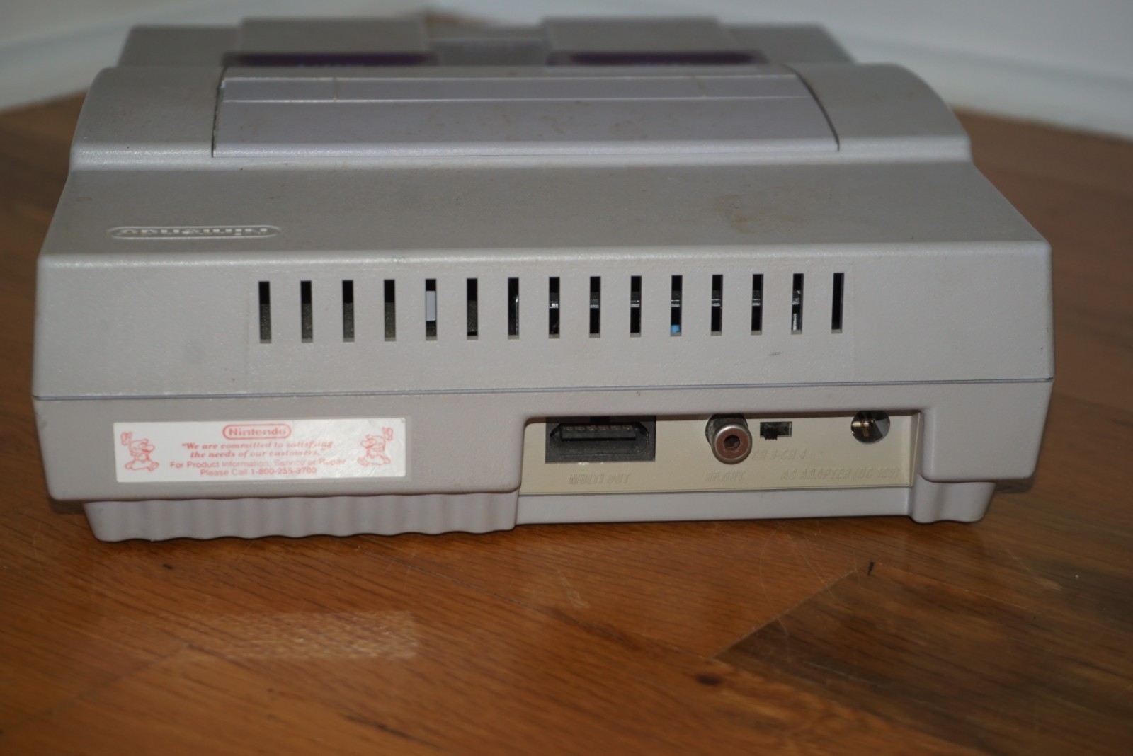 Super Nintendo Control Deck SNS-001 with two controllers-not tested