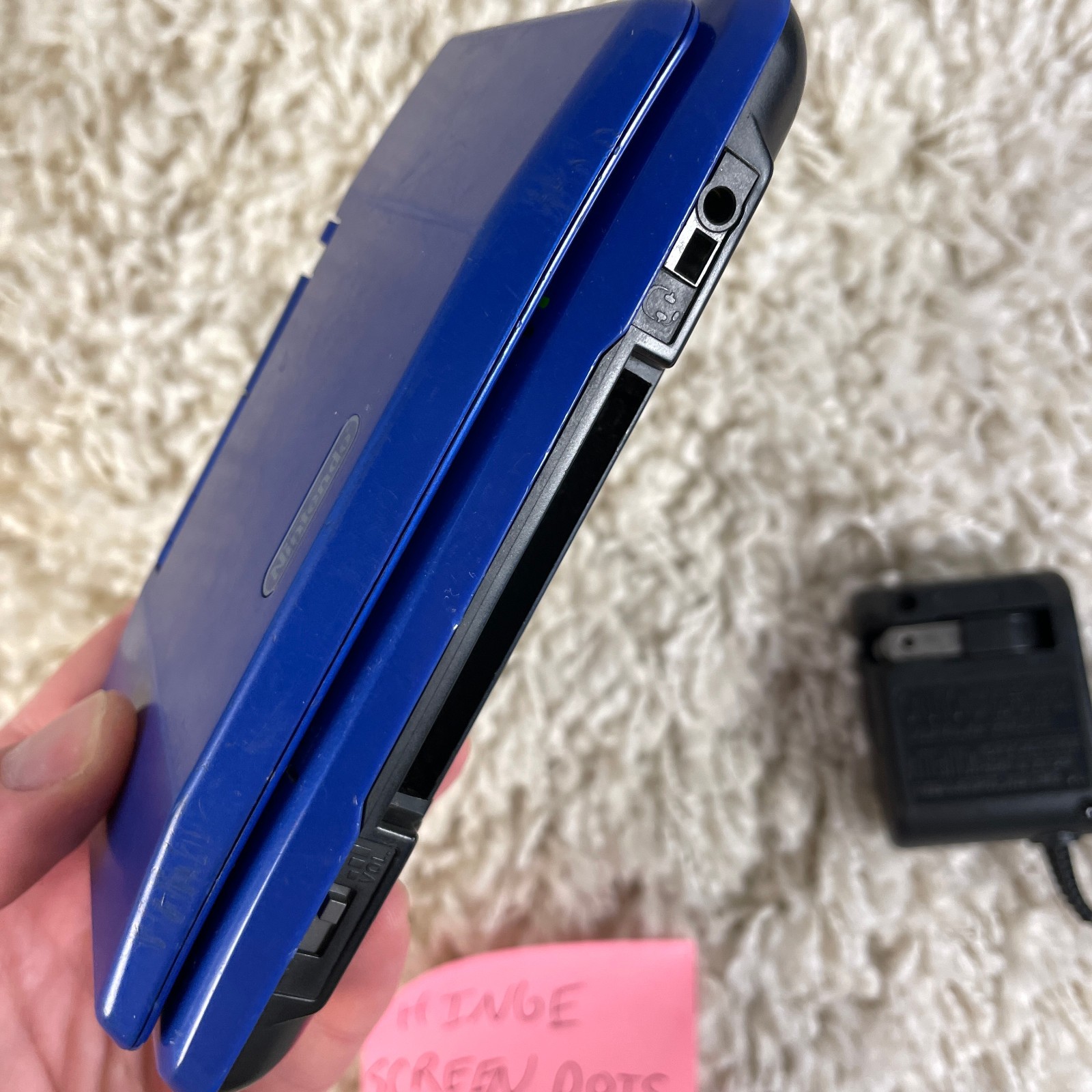 Nintendo DS Original NTR-001 Cobalt Blue Handheld Console System READ