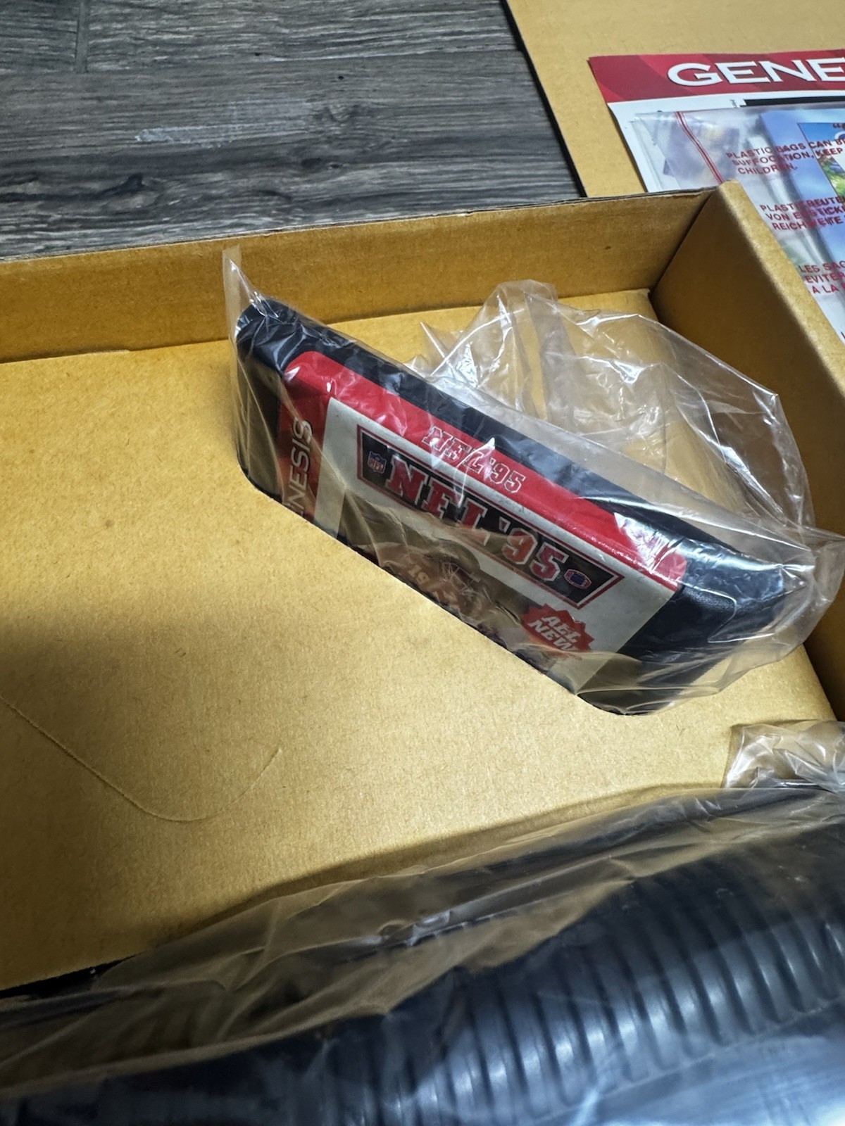 Sega Genesis Sports System – Complete CIB NFL Football 95 Console Lot