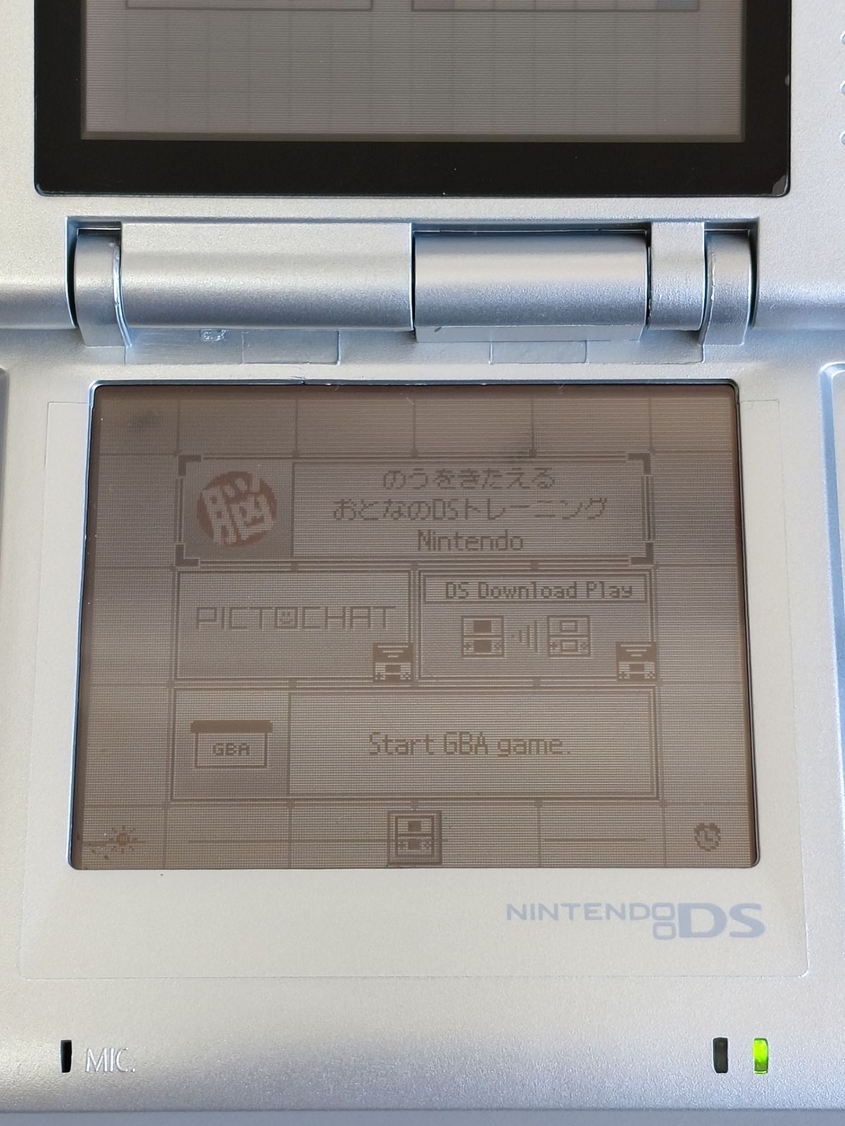 New shell NintendoDS NTR001 Console&Charger screen defects touch screen not work