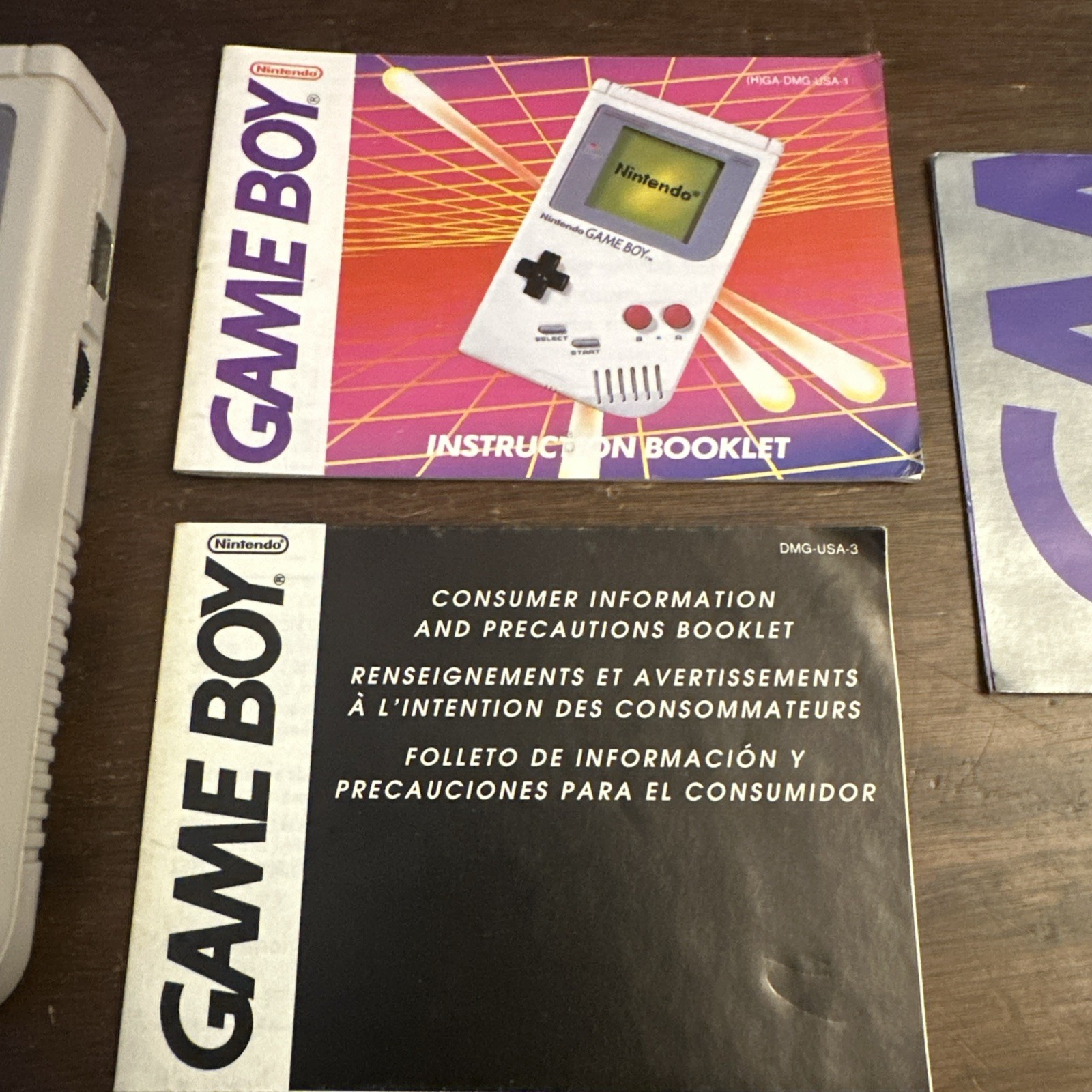 Original 1989 Nintendo GameBoy DMG-01 Gray Zelda Variant – Tested – Authentic