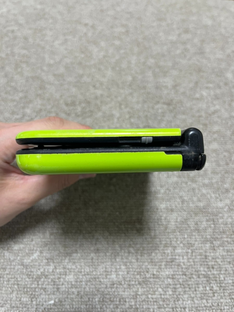 New Nintendo 3DS XL LL Black Lime Console region Japanese B816