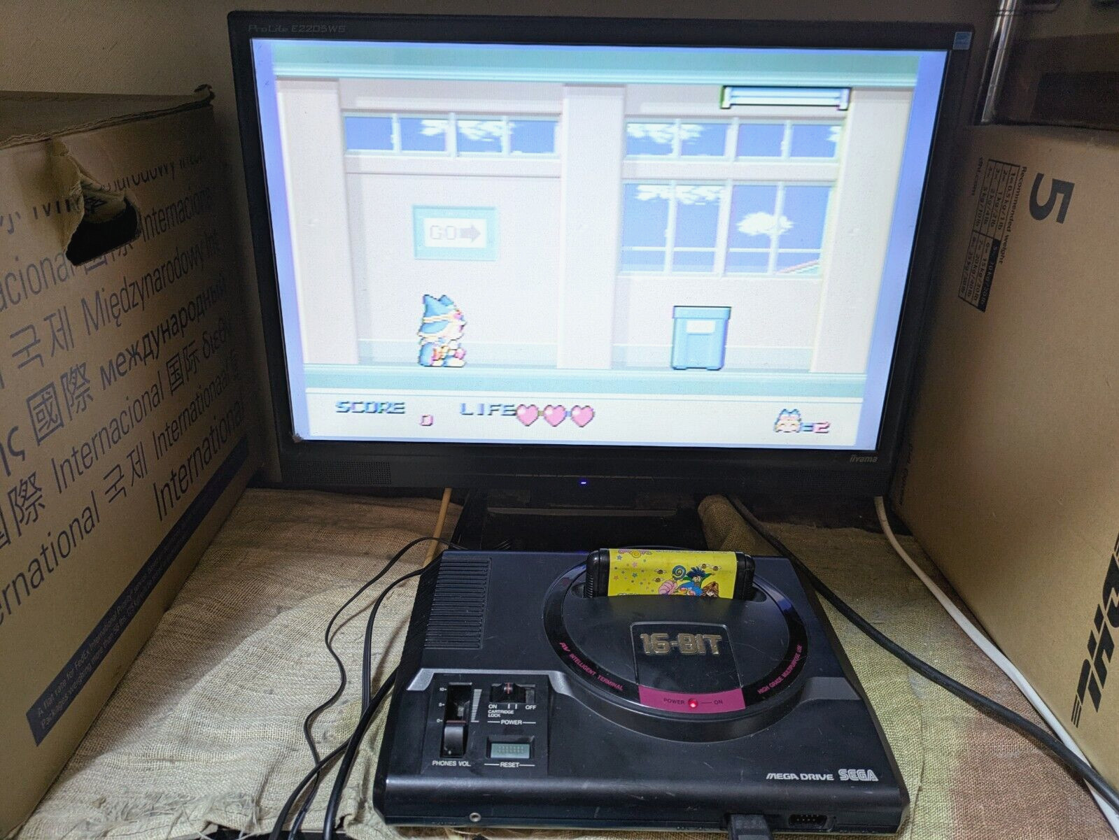SEGA Mega Drive Console 16BIT Magical☆Taruto-kun Donald Duck Japan