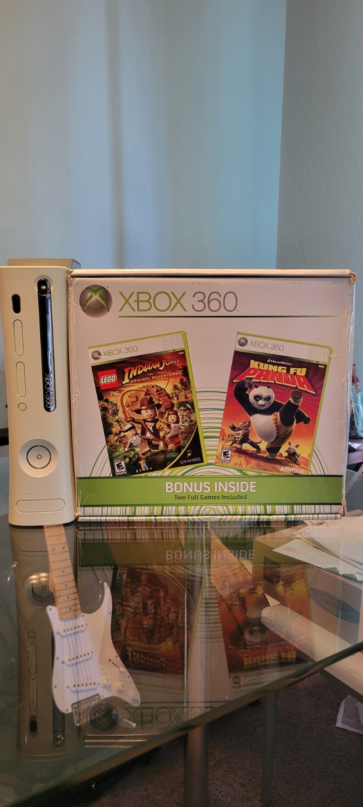 Xbox 360 Pro console 60 GB ,bundled : Kinect Camera,Cabela’s Dangerous Hunts