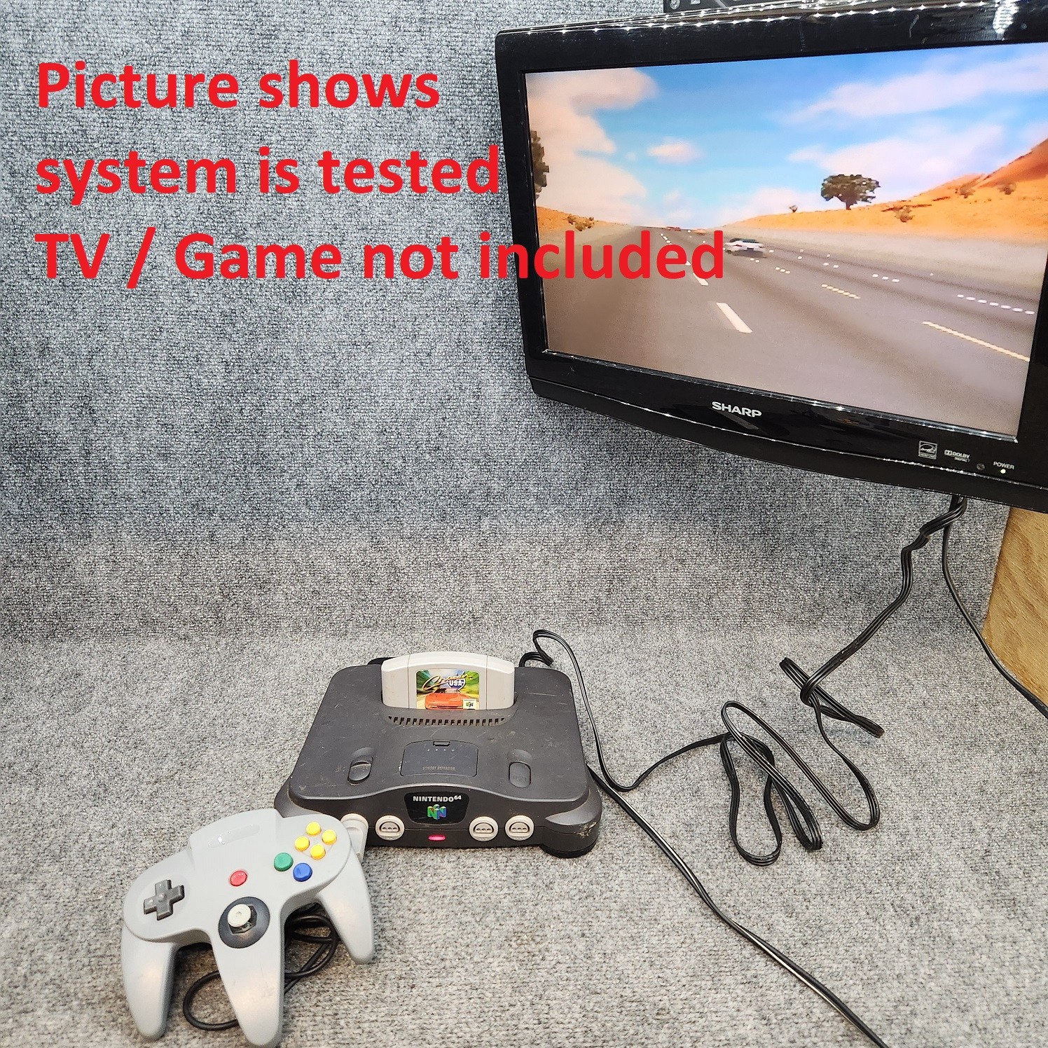 Nintendo 64 N64 Console NUS-001 (USA) Console System Bundle – Tested – Expansion