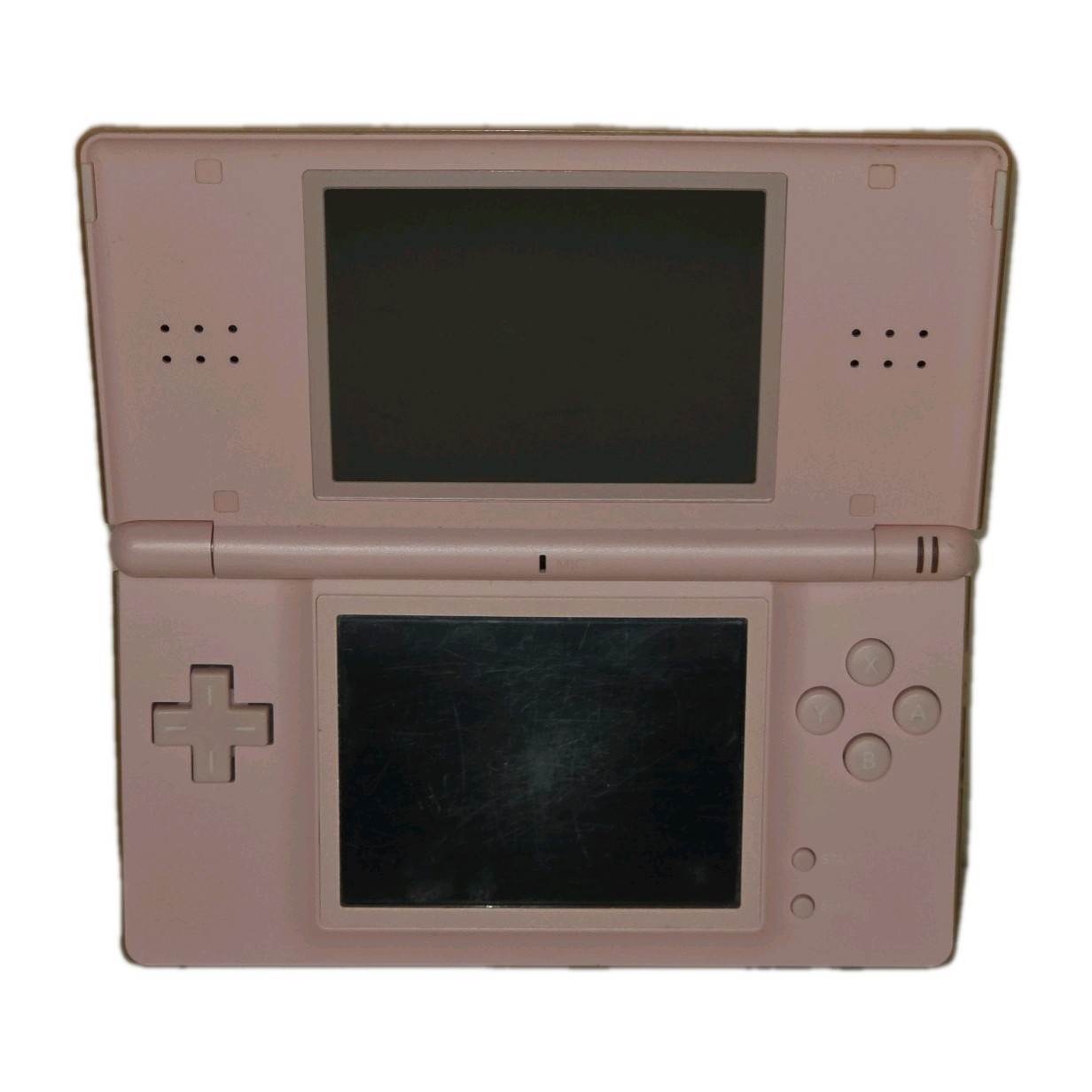 Nintendo DS Lite Console Bundle Pink Metallic Rose with Charger, Case & 5 Games