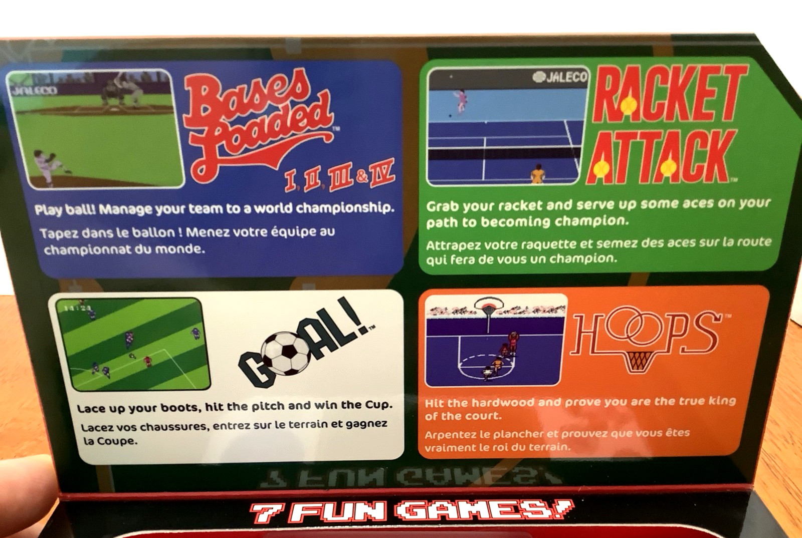 Bases Loaded Pocket Player 7 Games My Arcade Portable Gaming System Works