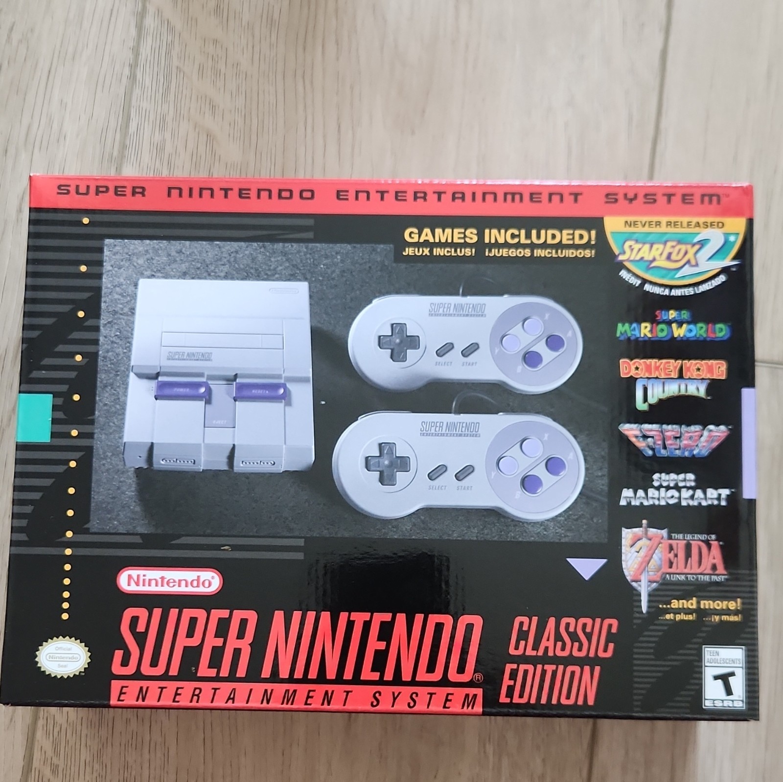 Super Nintendo Classic Edition games included Never Opened SEALED
