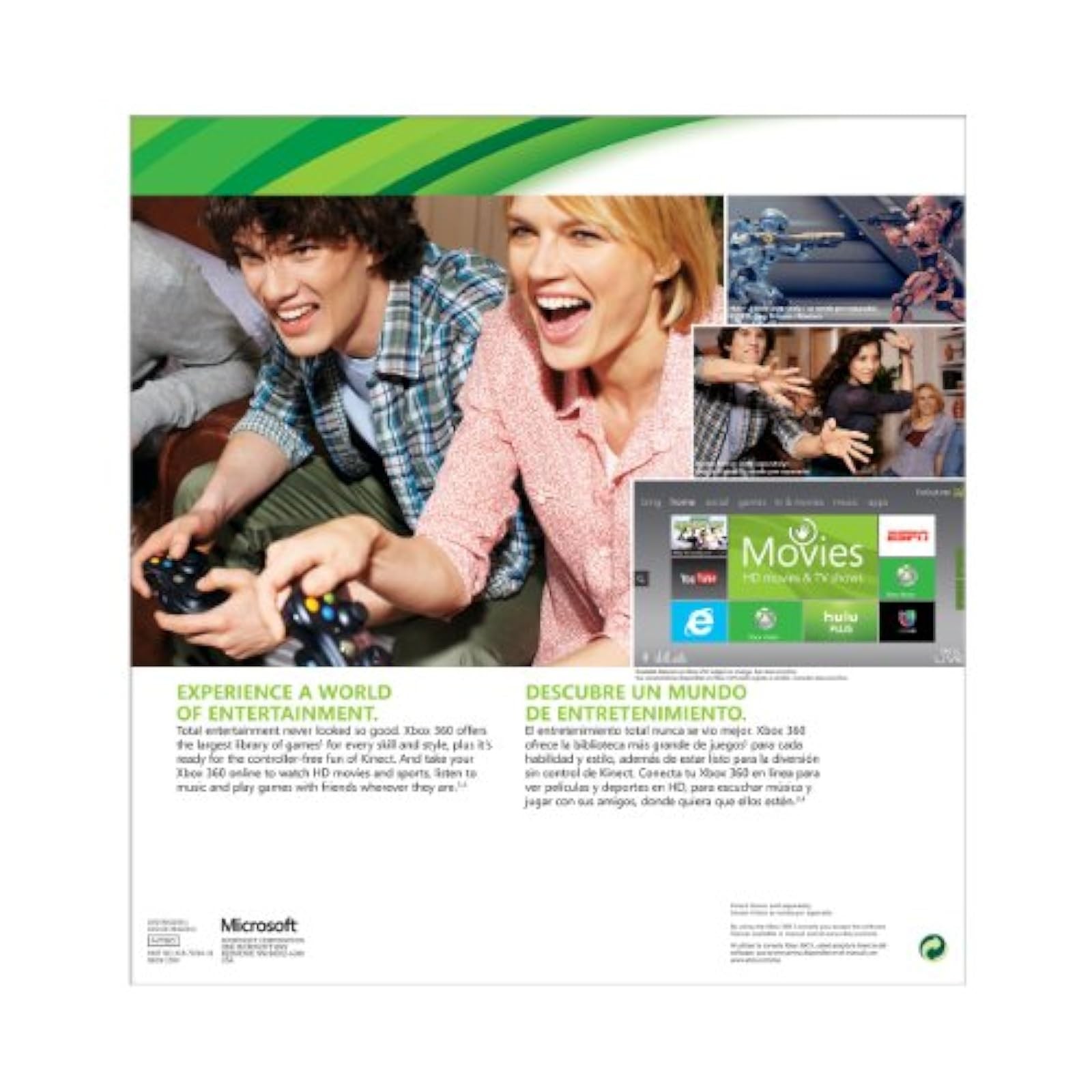 Xbox 360 250GB With Kinect Value Bundle Very Good 4Z
