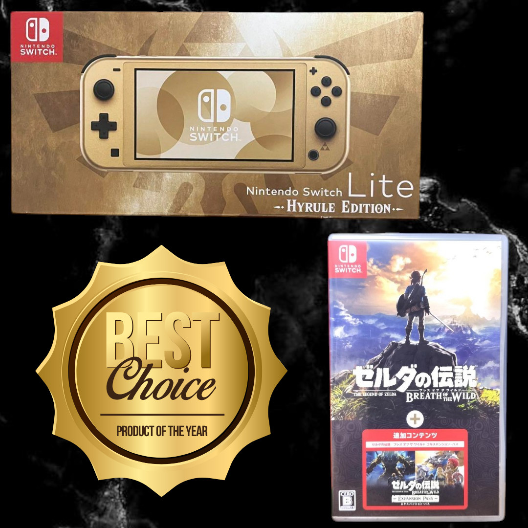 Nintendo Switch Lite Legend of Zelda Hyrule Limited Edition Console Gold select