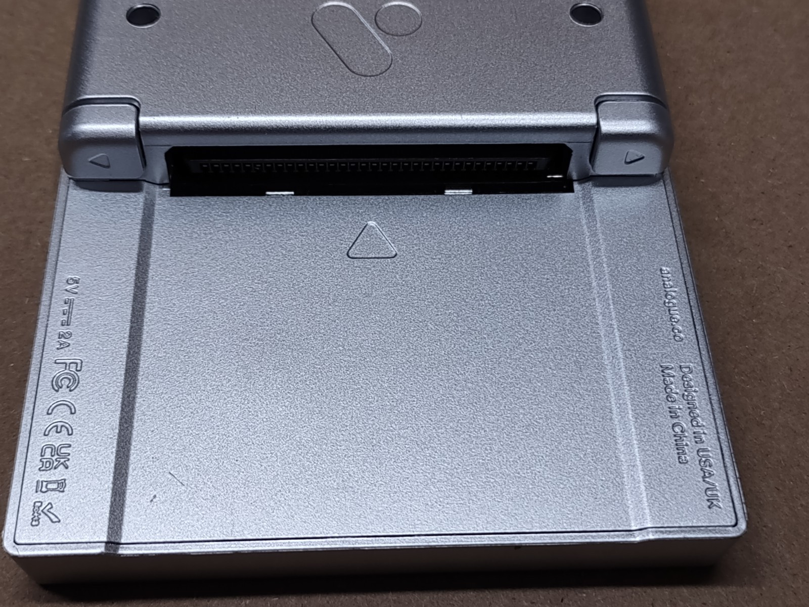 SILVER Analogue Pocket GAMEBOY GBA worn UPDATED