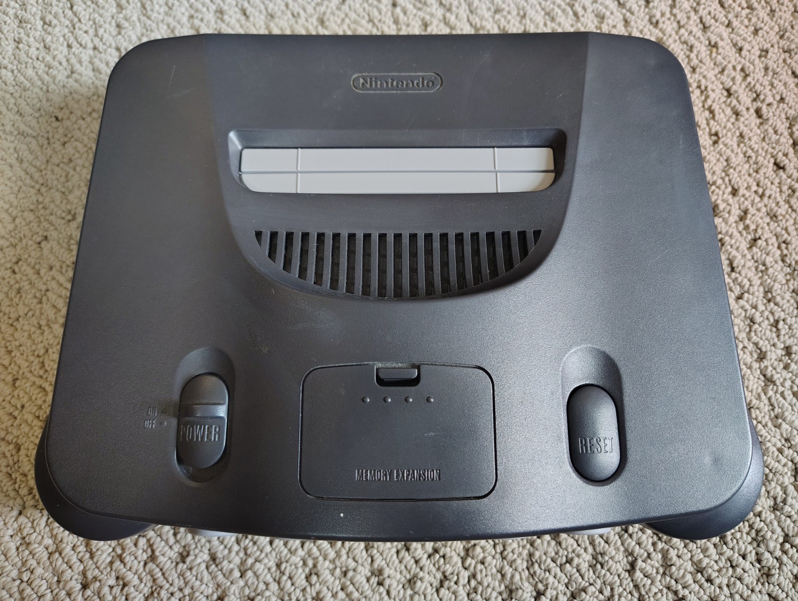 Nintendo 64 Gray Console Bundle w/ Controller And 1 Game Tested OEM (READ DESC)
