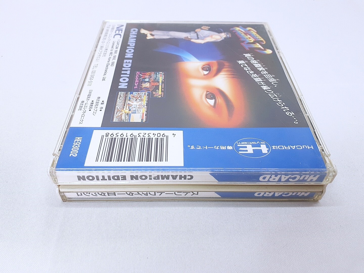 PC Engine CORE GRAFX console 3button + Street Fighter II» Case NTSC-J Tested
