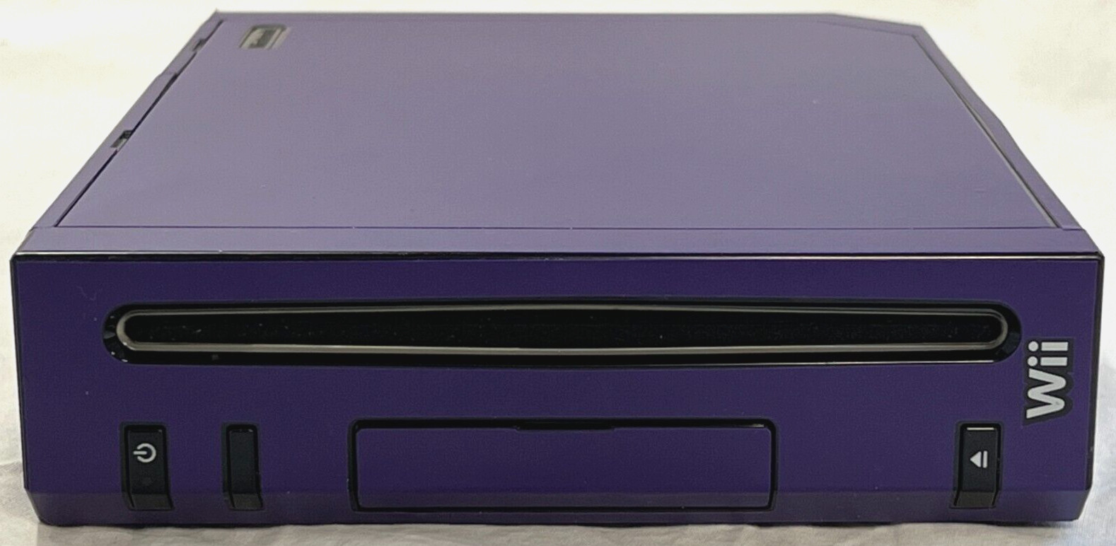 CUSTOM PURPLE Nintendo Wii Video Game System Console 2-REMOTE Accessories Bundle