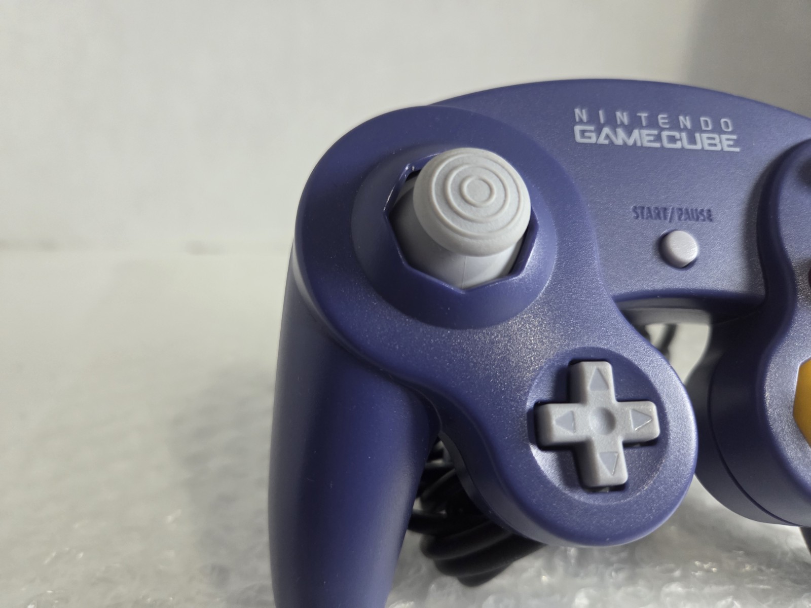 Nintendo GameCube Indigo Console Controller & Cords Bundle New Battery Sticks OE