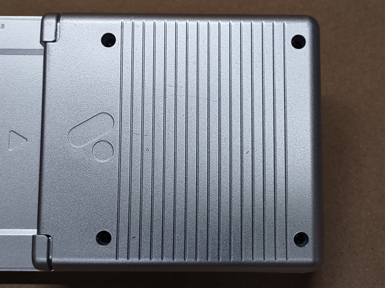 SILVER Analogue Pocket GAMEBOY GBA worn UPDATED
