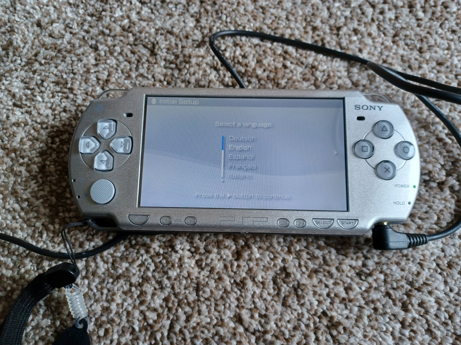 Sony PSP 2000 (Silver) Console Bundle – No Battery
