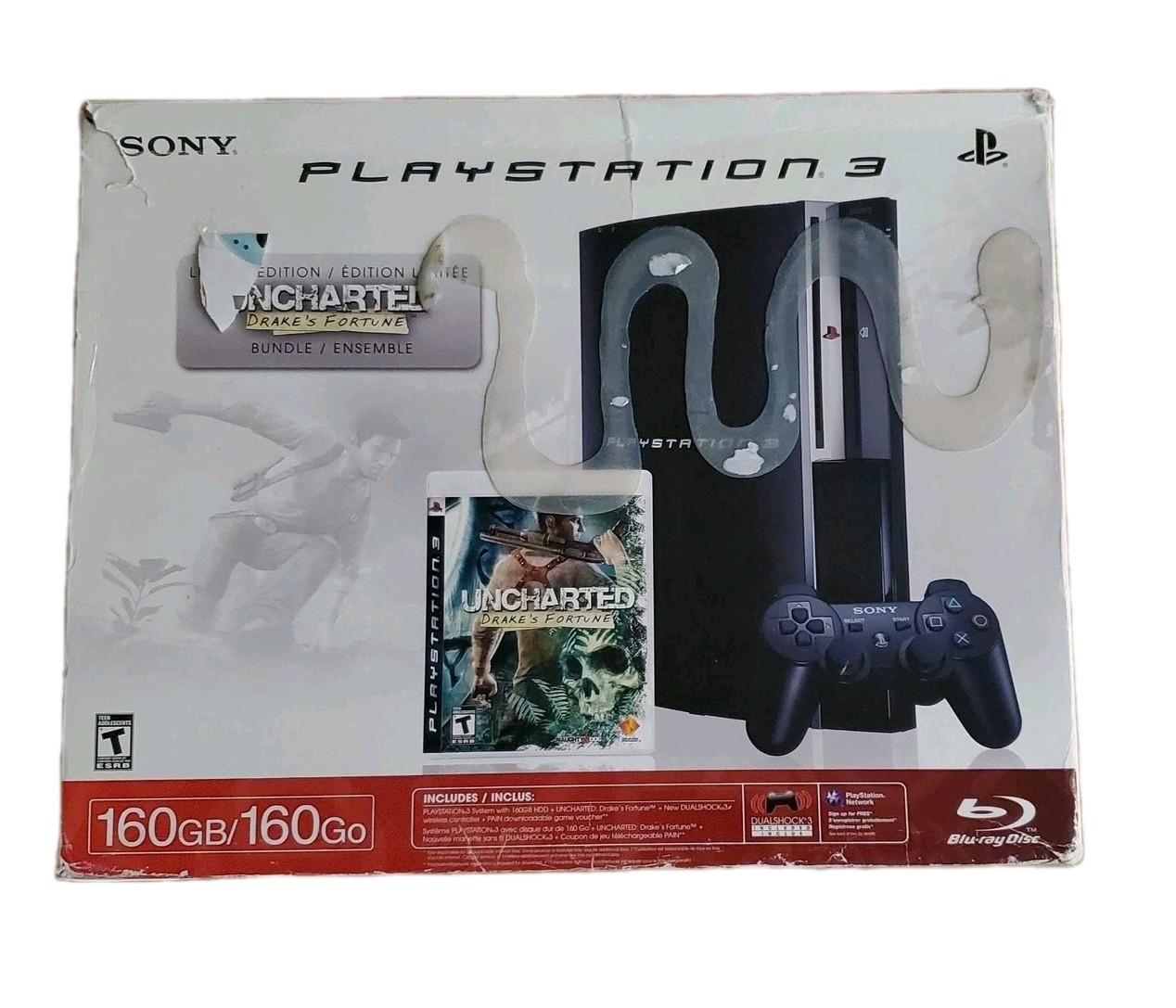Playstation 3 Console[ Two Controllers In Box! with 13 Games Included.